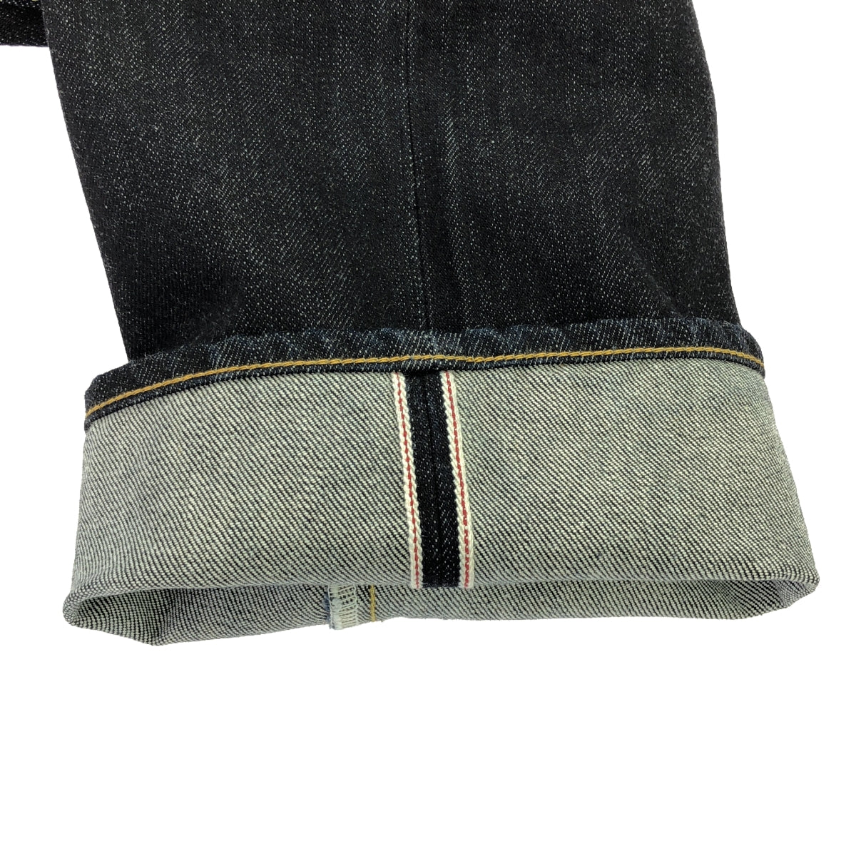 【美品】  HATSKI / ハツキ | レザーパッチ Wide Tapered Denim ワイド テーパード デニム パンツ | W0 | One Wash | レディース