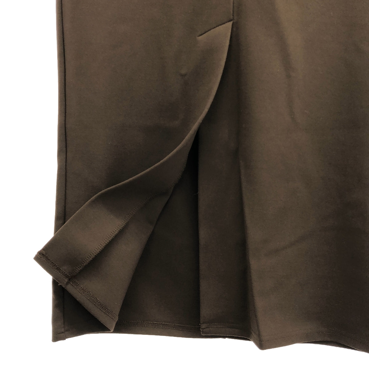 RIVE DROITE / リヴドロワ | ストレッチ スリット スカート | 01 | ブラウン | レディース