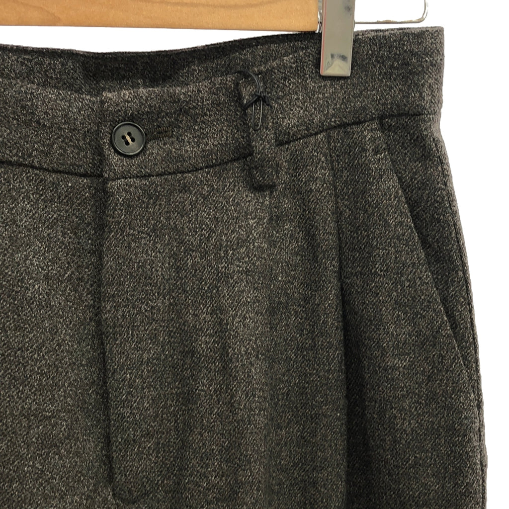 【美品】  WIRROW / ウィロウ | ウール 2タック スラックスパンツ / 裏地付き | 1 | brown | メンズ