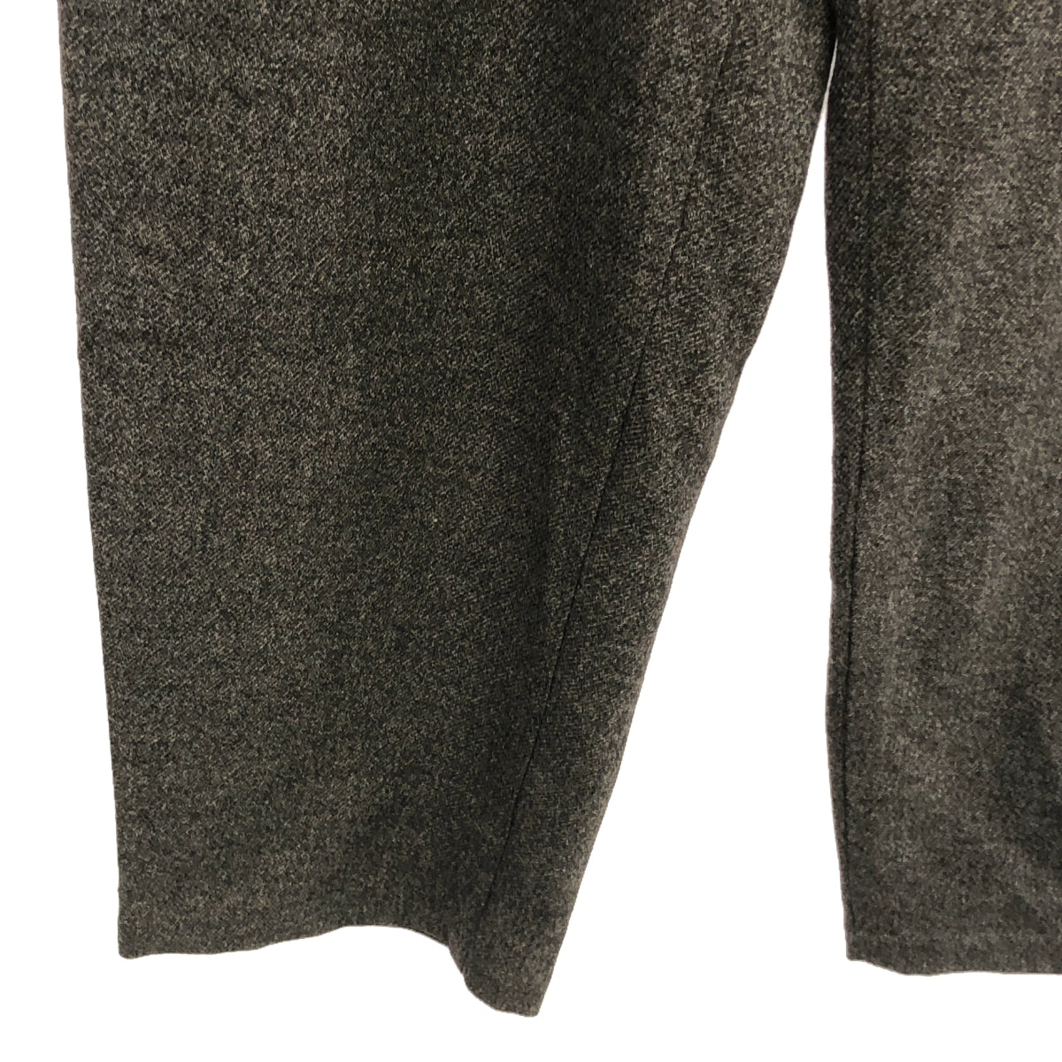 [狀況良好] WIRROW |羊毛兩褶休閒褲/有襯裡 | 1 |棕色 |男士