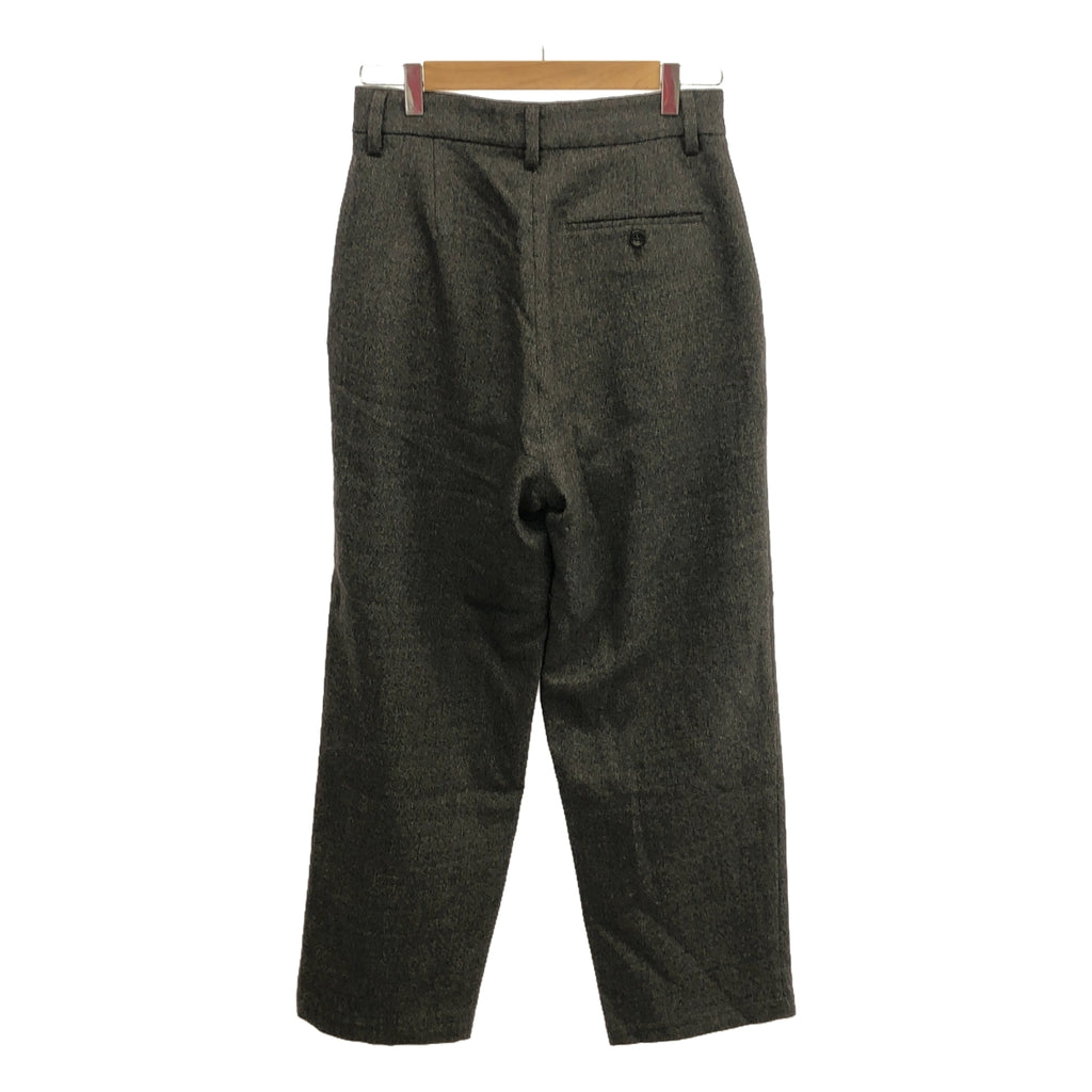 【美品】  WIRROW / ウィロウ | ウール 2タック スラックスパンツ / 裏地付き | 1 | brown | メンズ