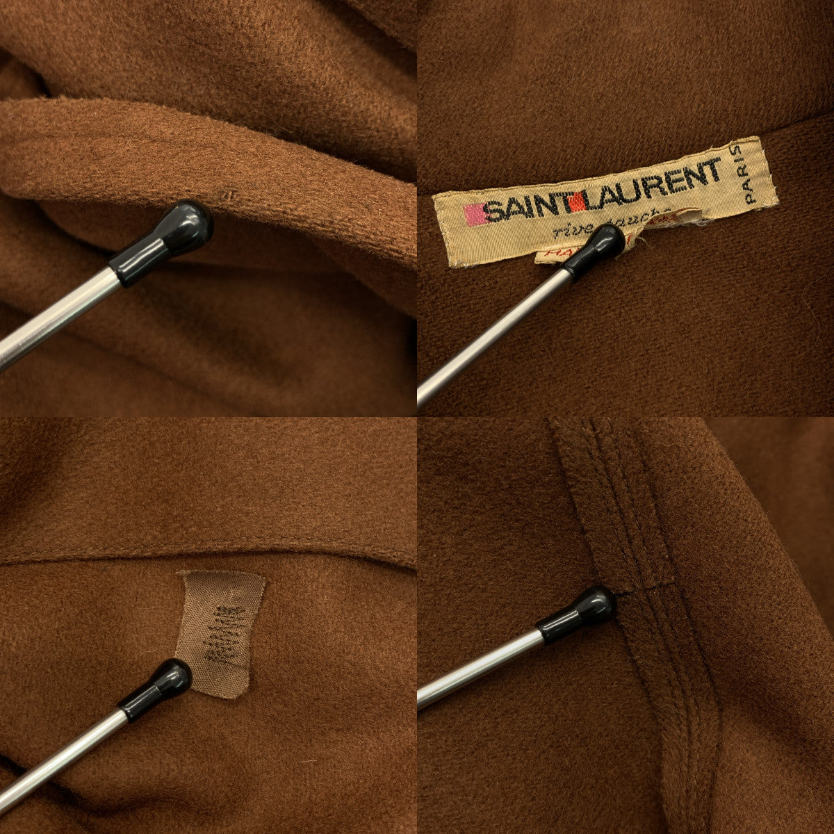 YVES SAINT LAURENT rive gauche / イヴサンローランリヴゴーシュ | 1970s ケープデザイン ロングコート |