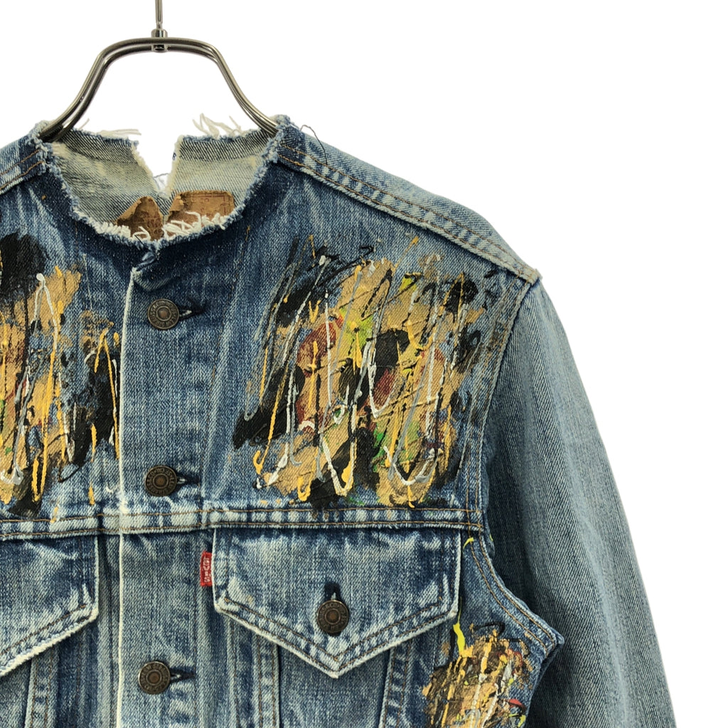 Levi's | 重製彩繪牛仔短版外套 / 印有 522 字樣 |