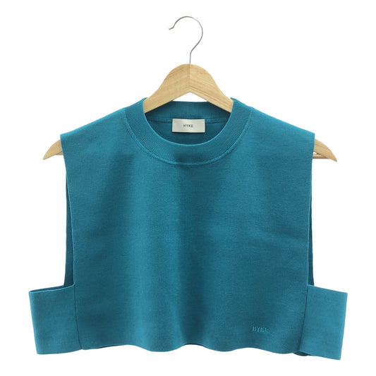 HYKE / ハイク | S/C/P CREW NECK CROP TOP ニットベスト |