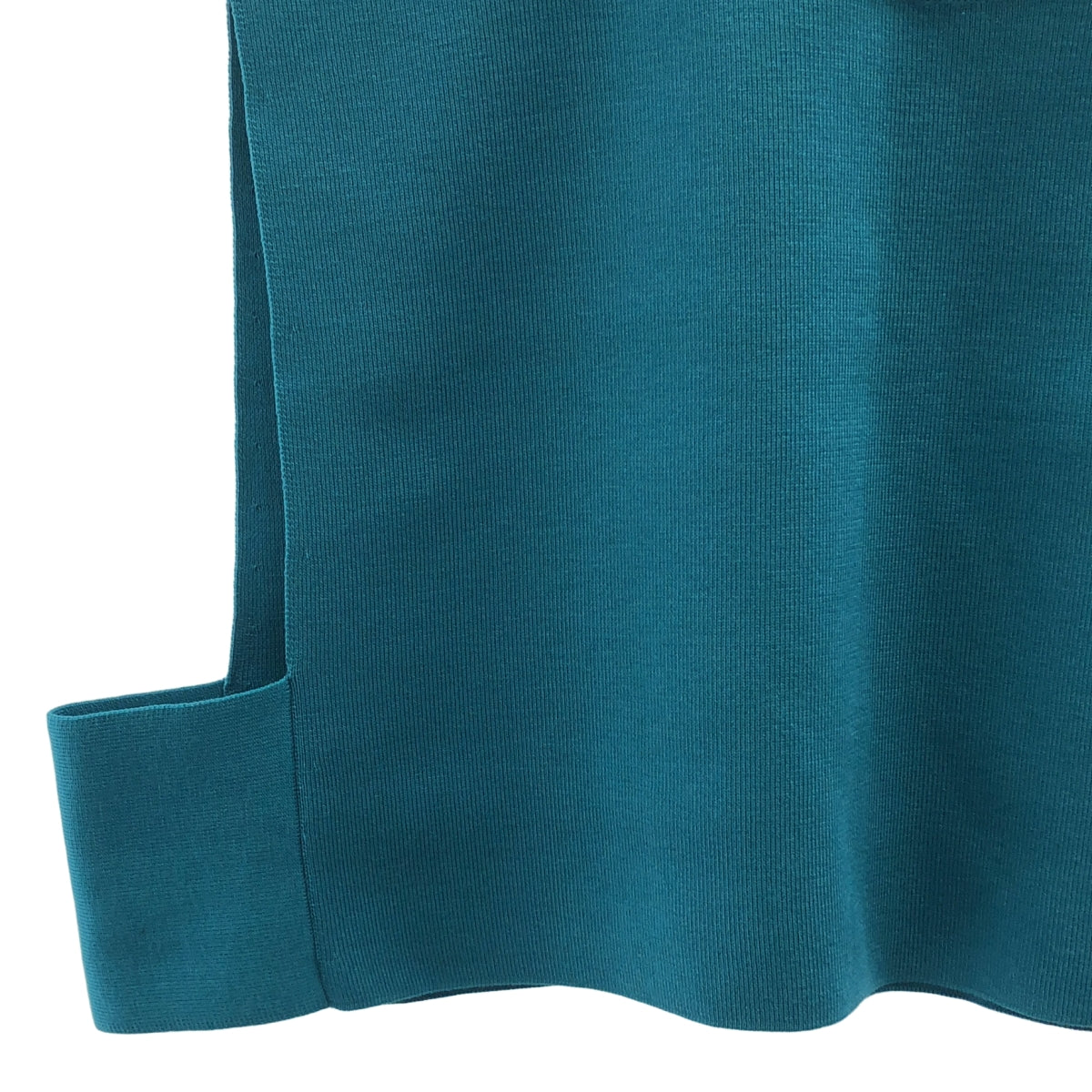 HYKE / ハイク | S/C/P CREW NECK CROP TOP ニットベスト | ブルー系 | レディース