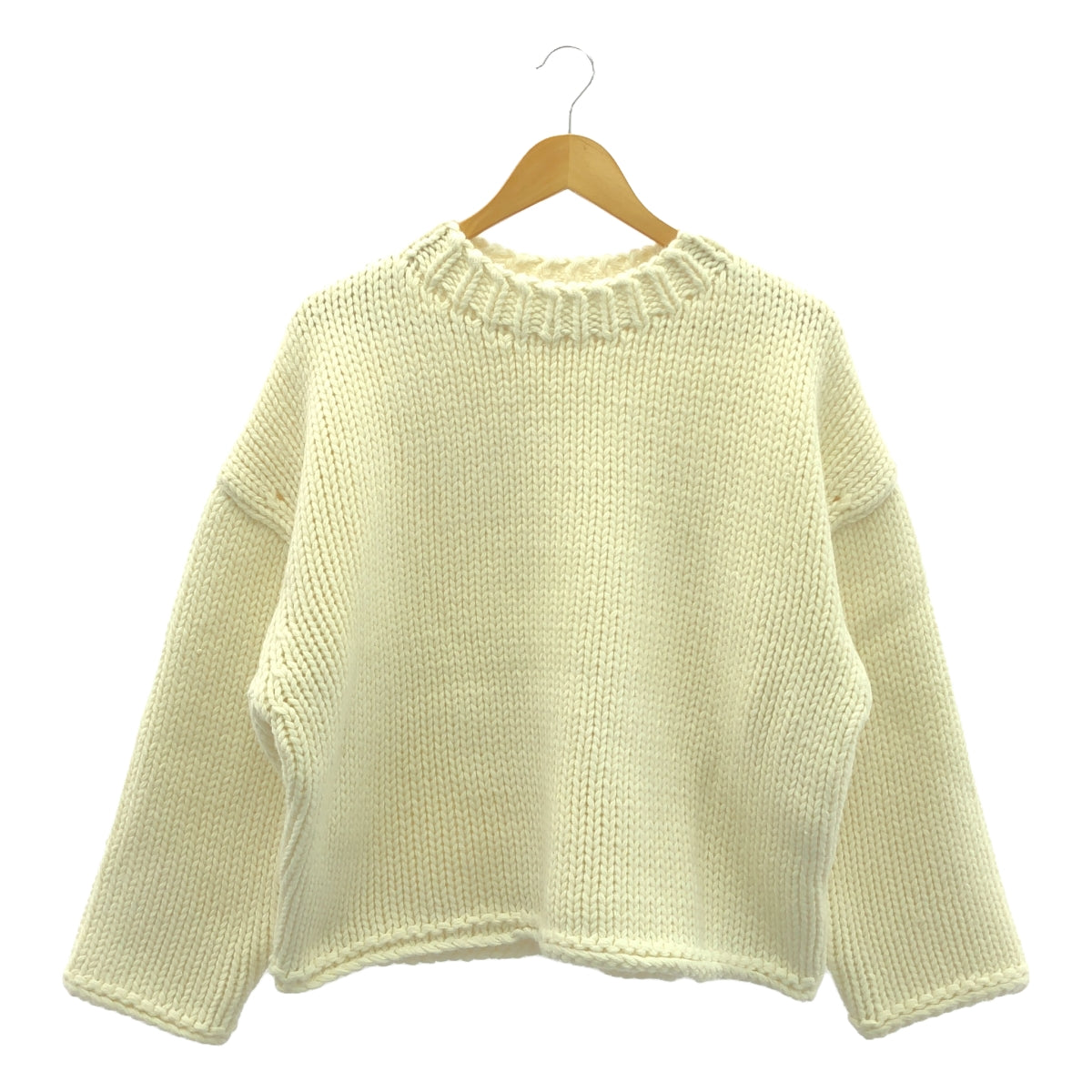 [品相良好] ETRE TOKYO | 粗紗手工編織套頭衫 | F | 白色 | 女款