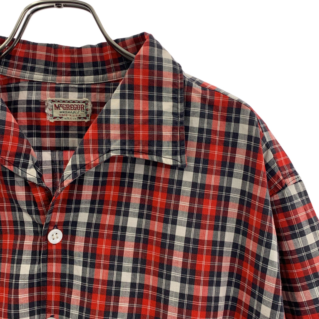 VINTAGE / ヴィンテージ古着 | 1950s | McGREGOR / チェック オープンカラーシャツ |