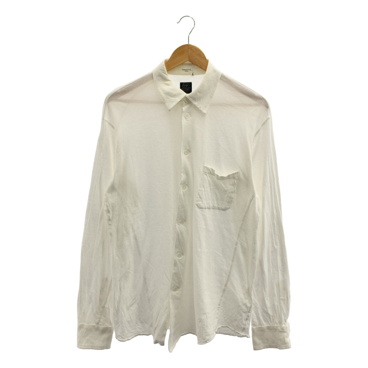 山本耀司 COSTUME D'HOMME | 2016 春夏系列 | 純棉剪裁襯衫 | 4 碼 | 男士