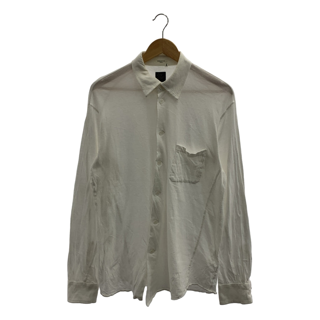 山本耀司 COSTUME D'HOMME | 2016 春夏系列 | 純棉剪裁襯衫 | 4 碼 | 男士