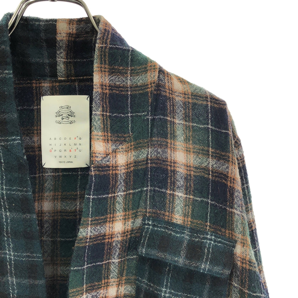 STOF / 스토프 | 울 체크 가운 코트 |