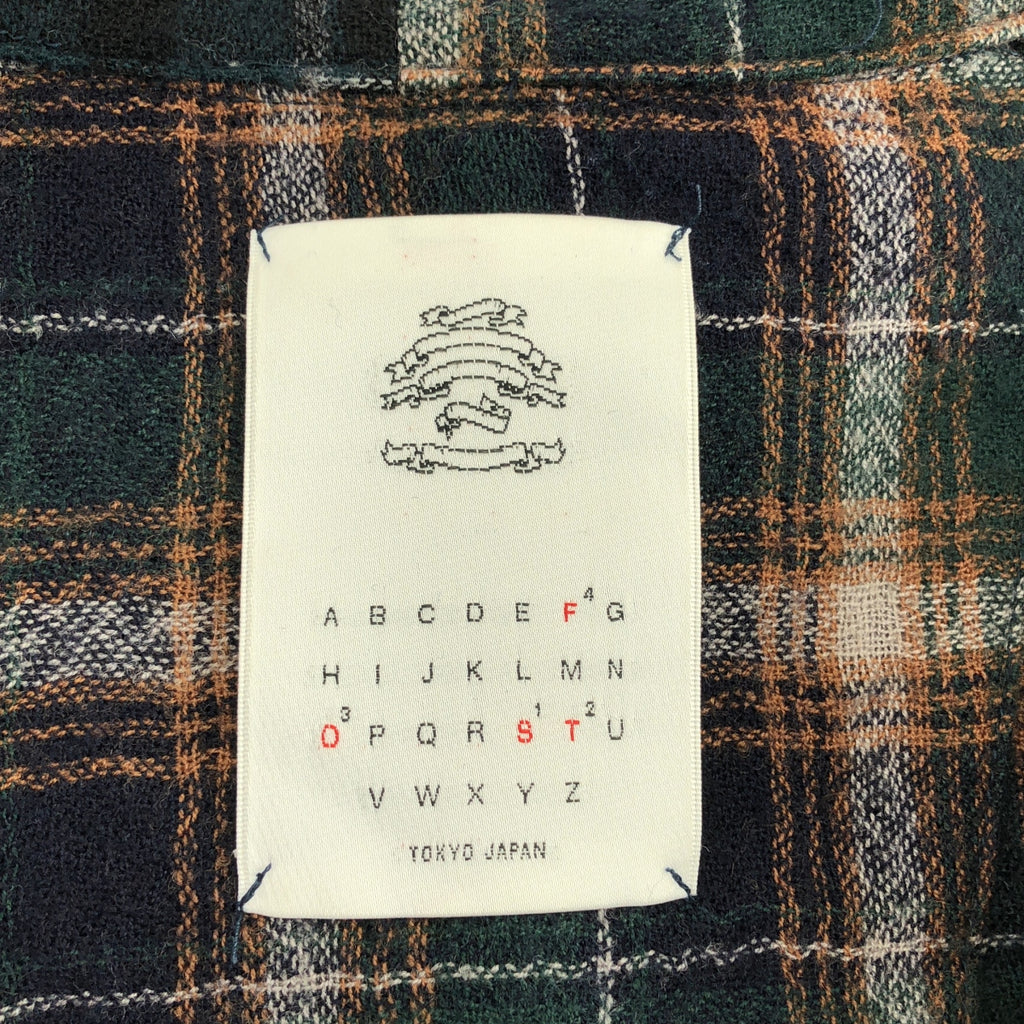 STOF / 스토프 | 울 체크 가운 코트 |