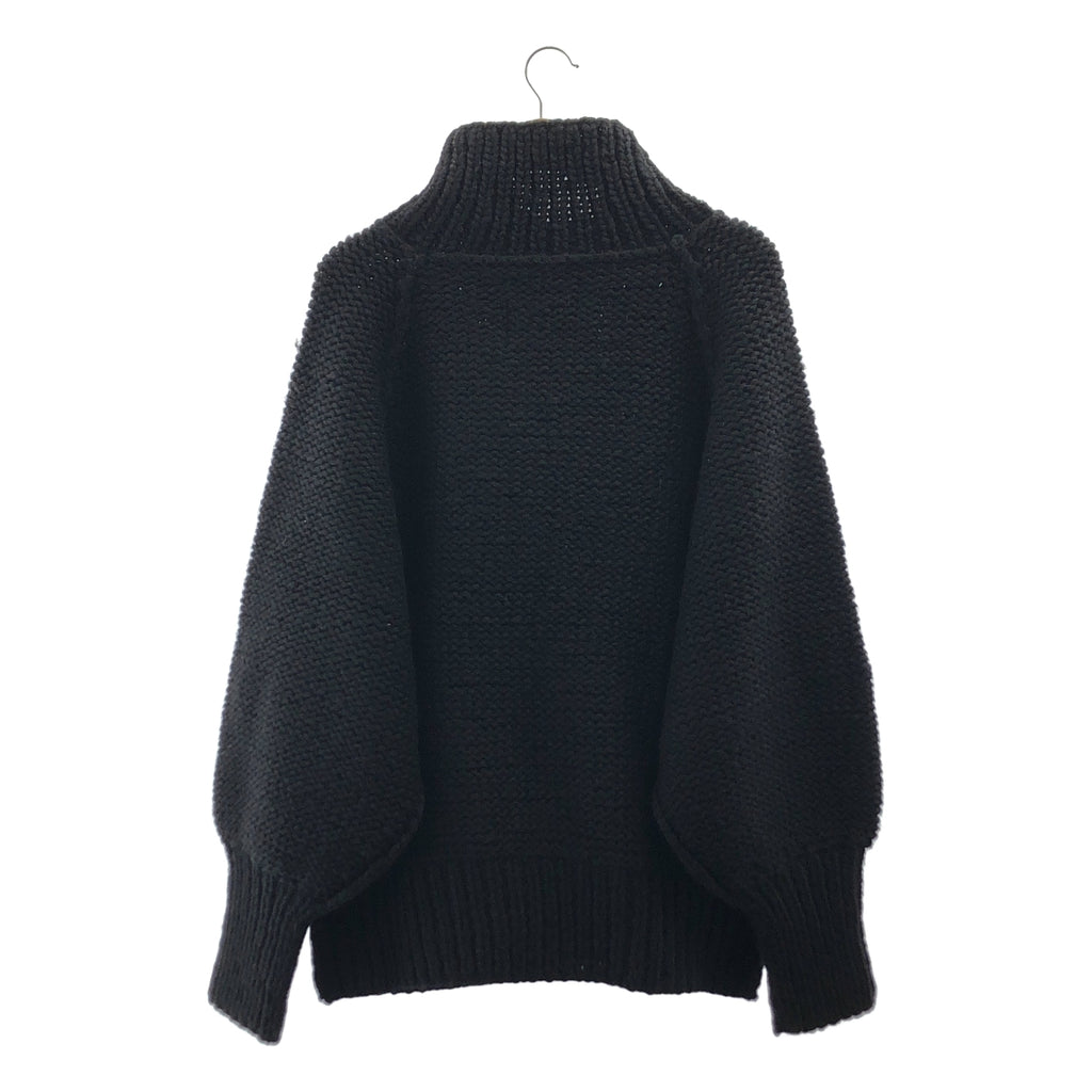 barbell object / バーベル オブジェクト | 2024AW | hn knit made by KANATA / カナタ ウール ジップ ニット | F | メンズ