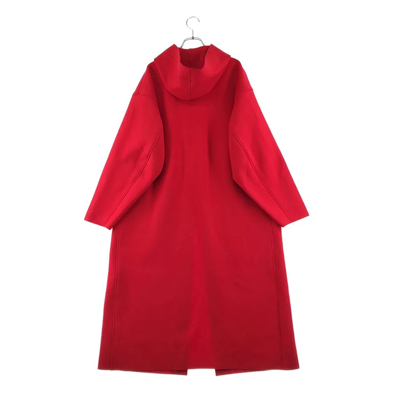 HYKE / ハイク | 2023AW | MELTON HOODED WORK COAT 連帽大衣 | 1 | 女款