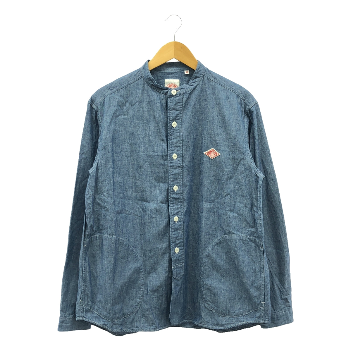 DANTON | Oxford band collar shirt | 42 | Men's