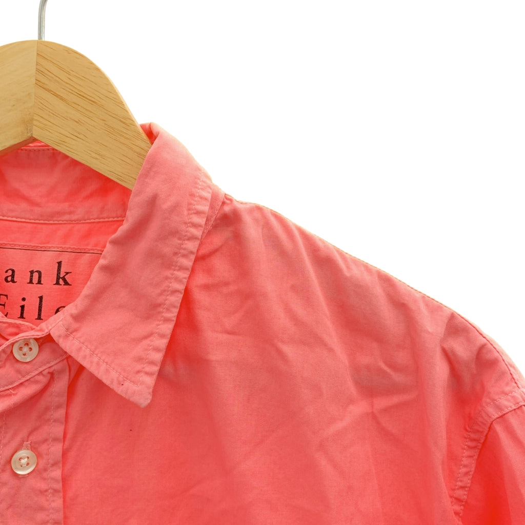 Frank&Eileen / フランクアンドアイリーン | LUKE コットン ライトポプリン ポケットシャツ | XS | ピンク | メンズ