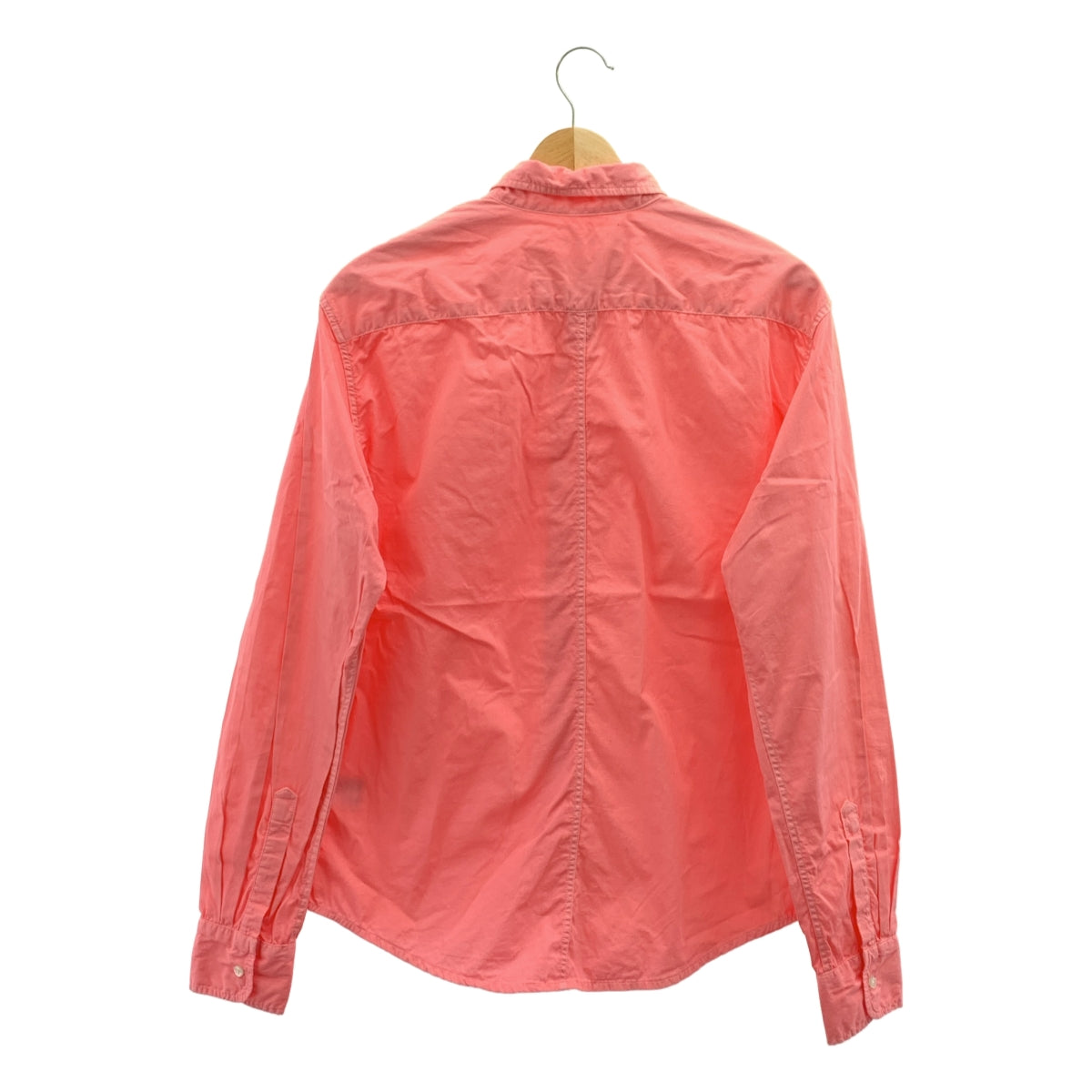 Frank&Eileen / フランクアンドアイリーン | LUKE コットン ライトポプリン ポケットシャツ | XS | ピンク | メンズ