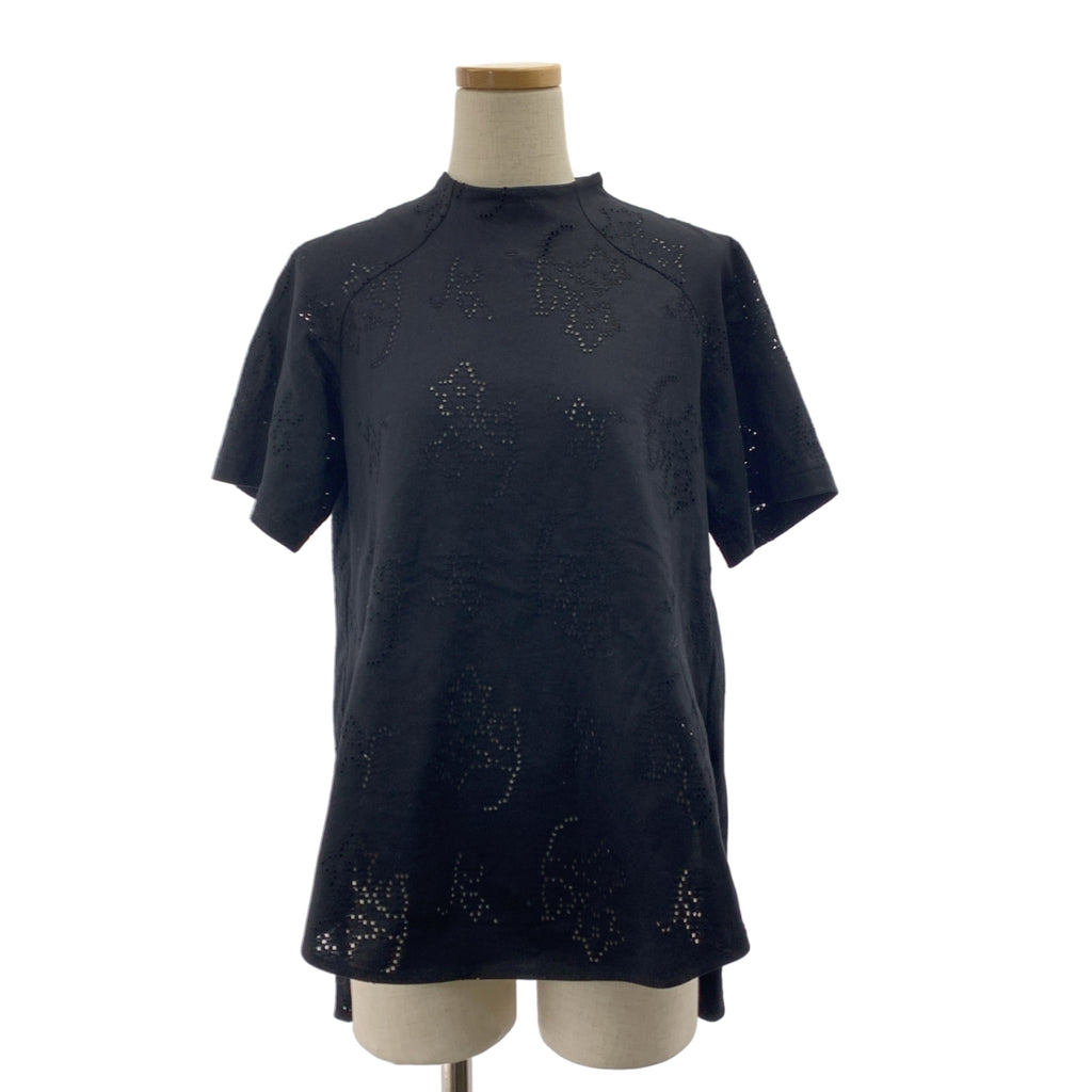 Mame Kurogouchi / マメクロゴウチ | 2025SS | Eyelet Jersey Jacquard Top / コットン ジャージー スリット ブラウス | 1 | レディース