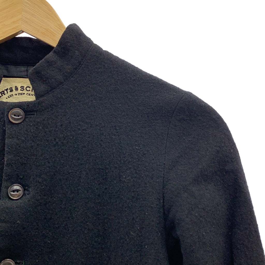 ARTS&SCIENCE / アーツアンドサイエンス | ウール縮絨 スタンドカラーコート | 1 | レディース