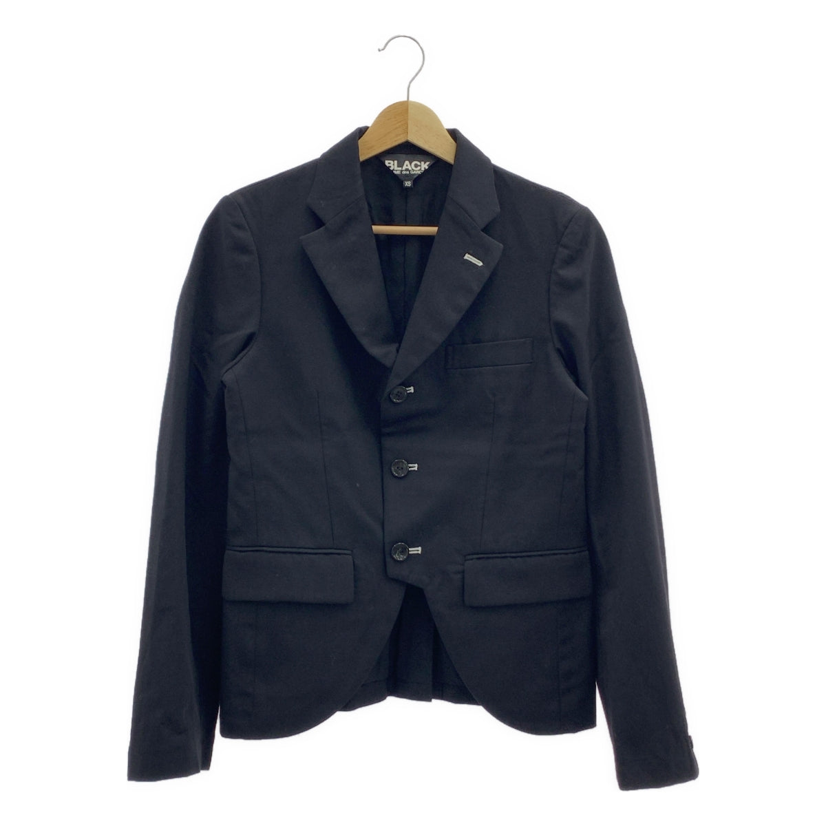 BLACK COMME des GARCONS / 블랙콤 데 갤슨 | 2017AW | 울 싱글 턱시도 재킷 | XS | 남성