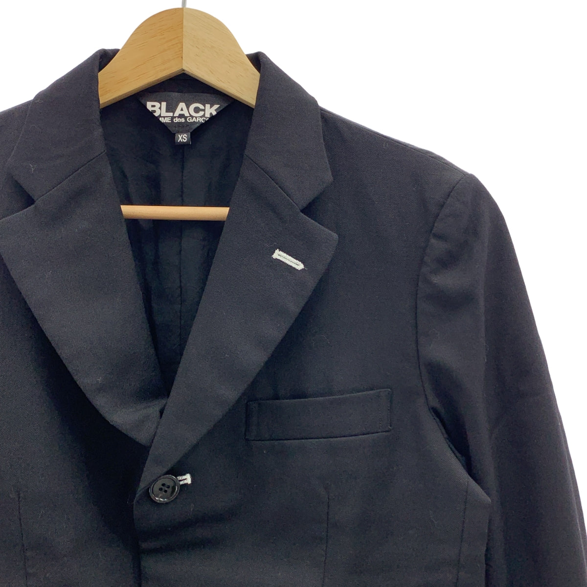 BLACK COMME des GARCONS / 블랙콤 데 갤슨 | 2017AW | 울 싱글 턱시도 재킷 | XS | 남성