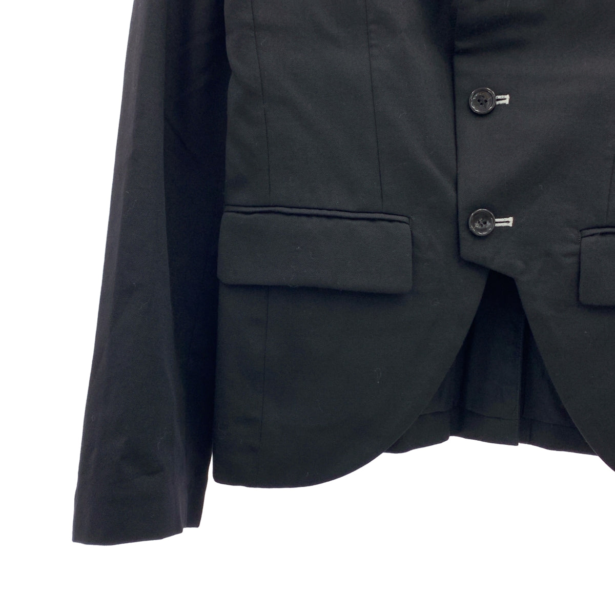 BLACK COMME des GARCONS / 블랙콤 데 갤슨 | 2017AW | 울 싱글 턱시도 재킷 | XS | 남성