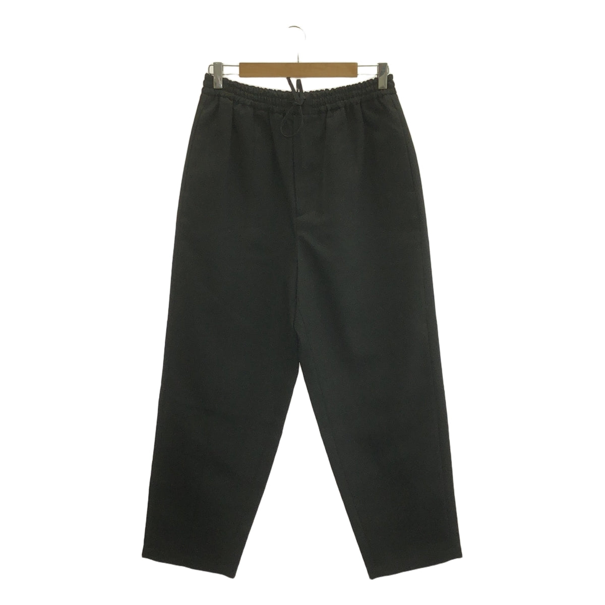 JIL SANDER / 질산더 | 2021SS | Fine Wool Gabardine Pant 드로우 스트링 팬츠 | 46 | 블랙 | 남성