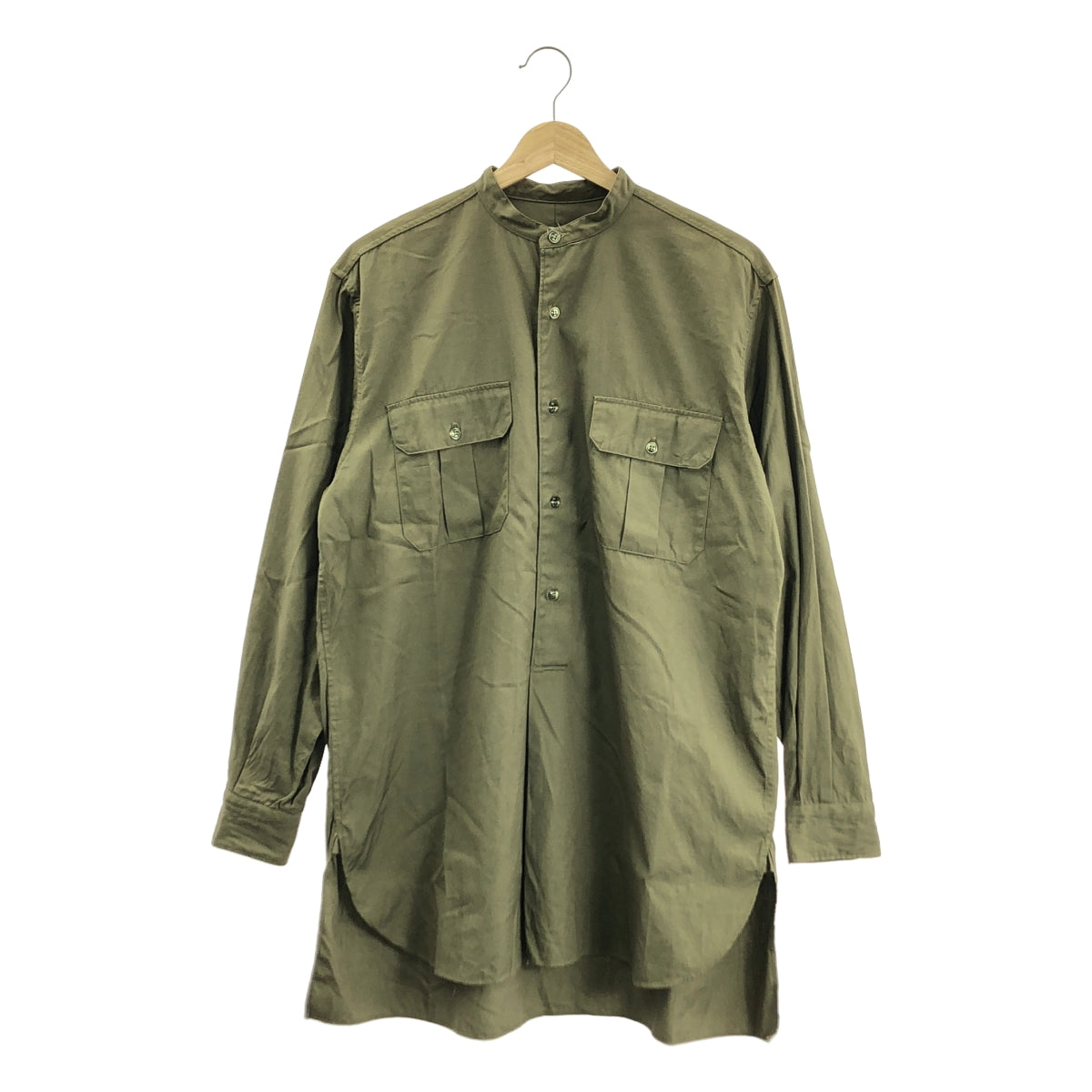 COMOLI | 純棉立領襯衫 | 1 碼 | 男士