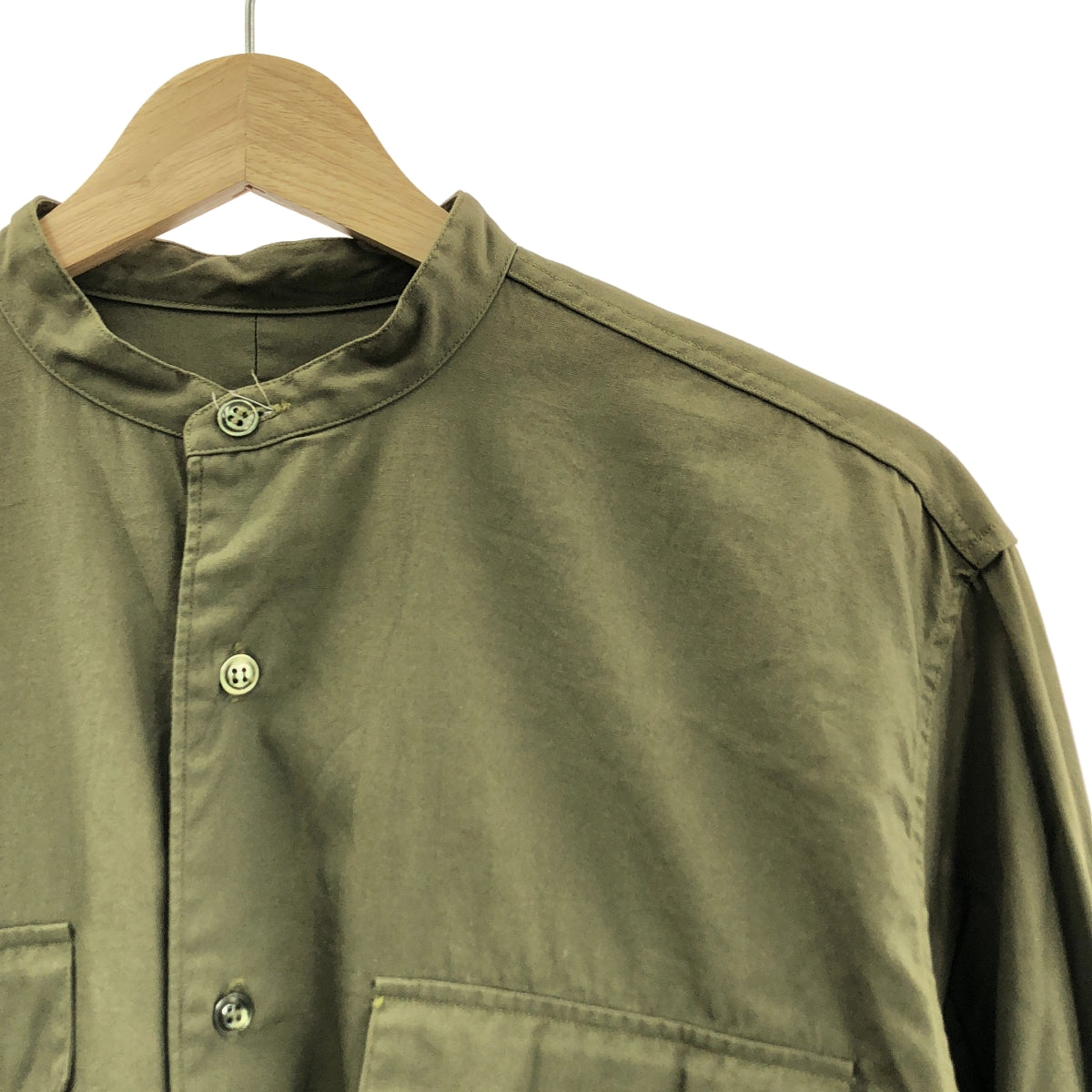 COMOLI | 純棉立領襯衫 | 1 碼 | 男士