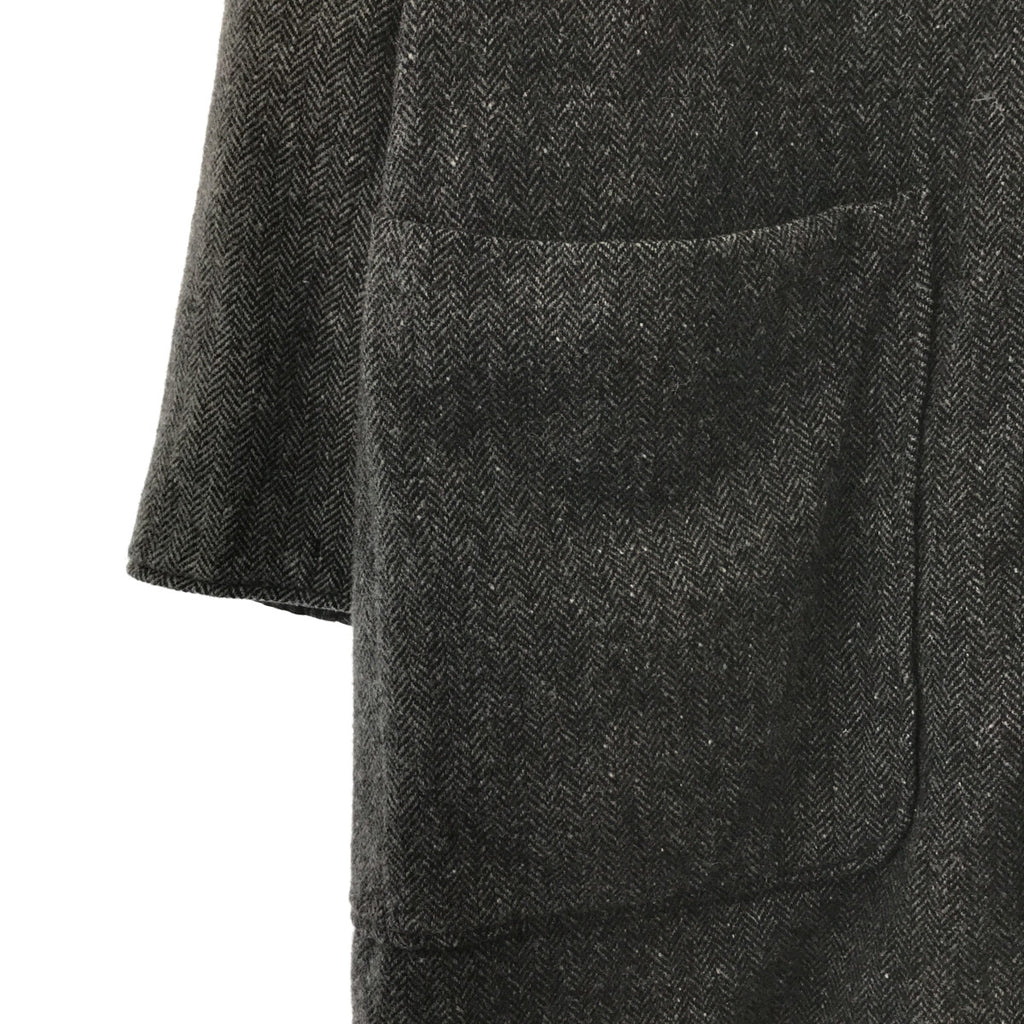 Engineered Garments / エンジニアドガーメンツ | Reversible Coat ヘリンボーンツイード リバーシブルコート | XS | グレー | メンズ