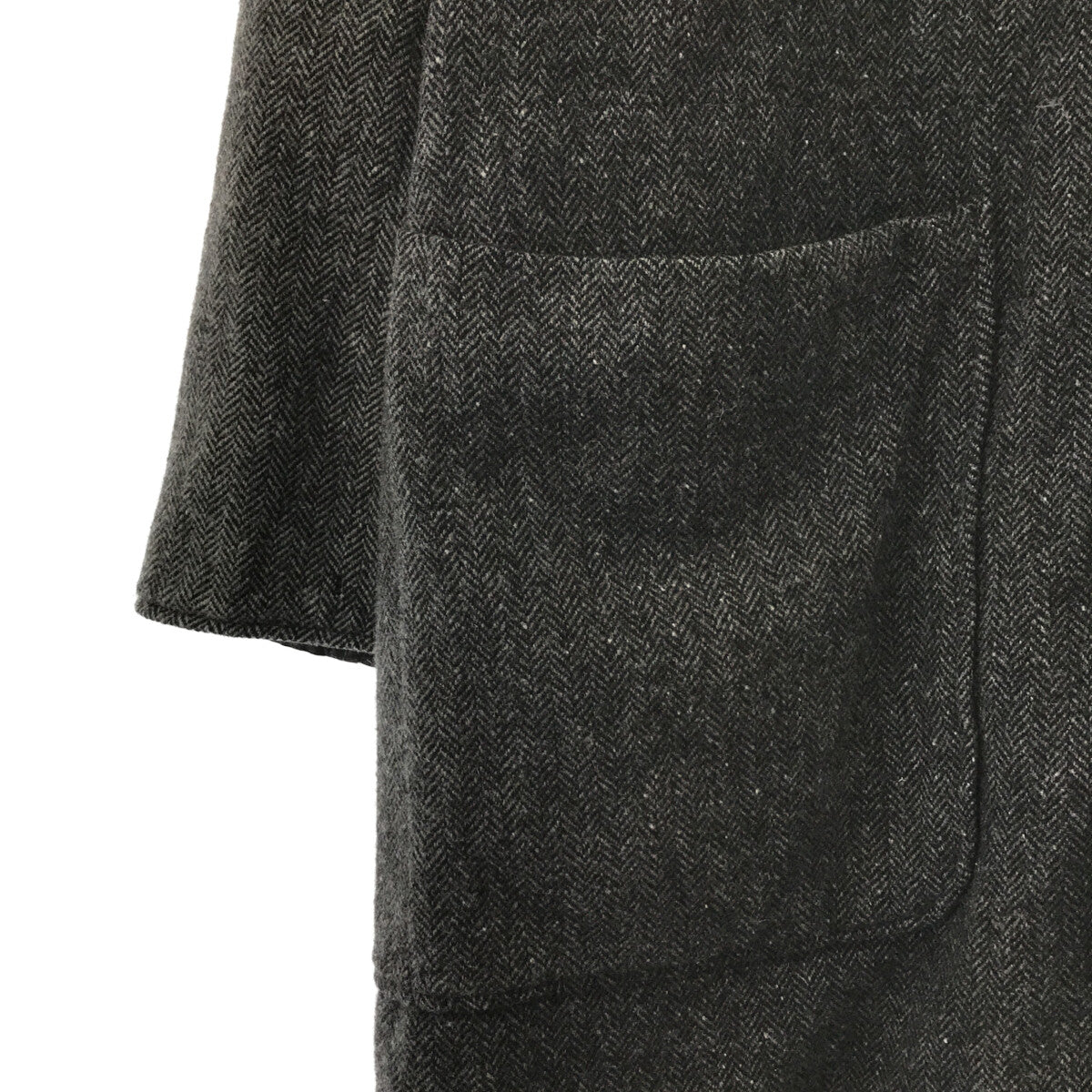 Engineered Garments / エンジニアドガーメンツ | Reversible Coat ヘリンボーンツイード リバーシブルコート | XS | グレー | メンズ