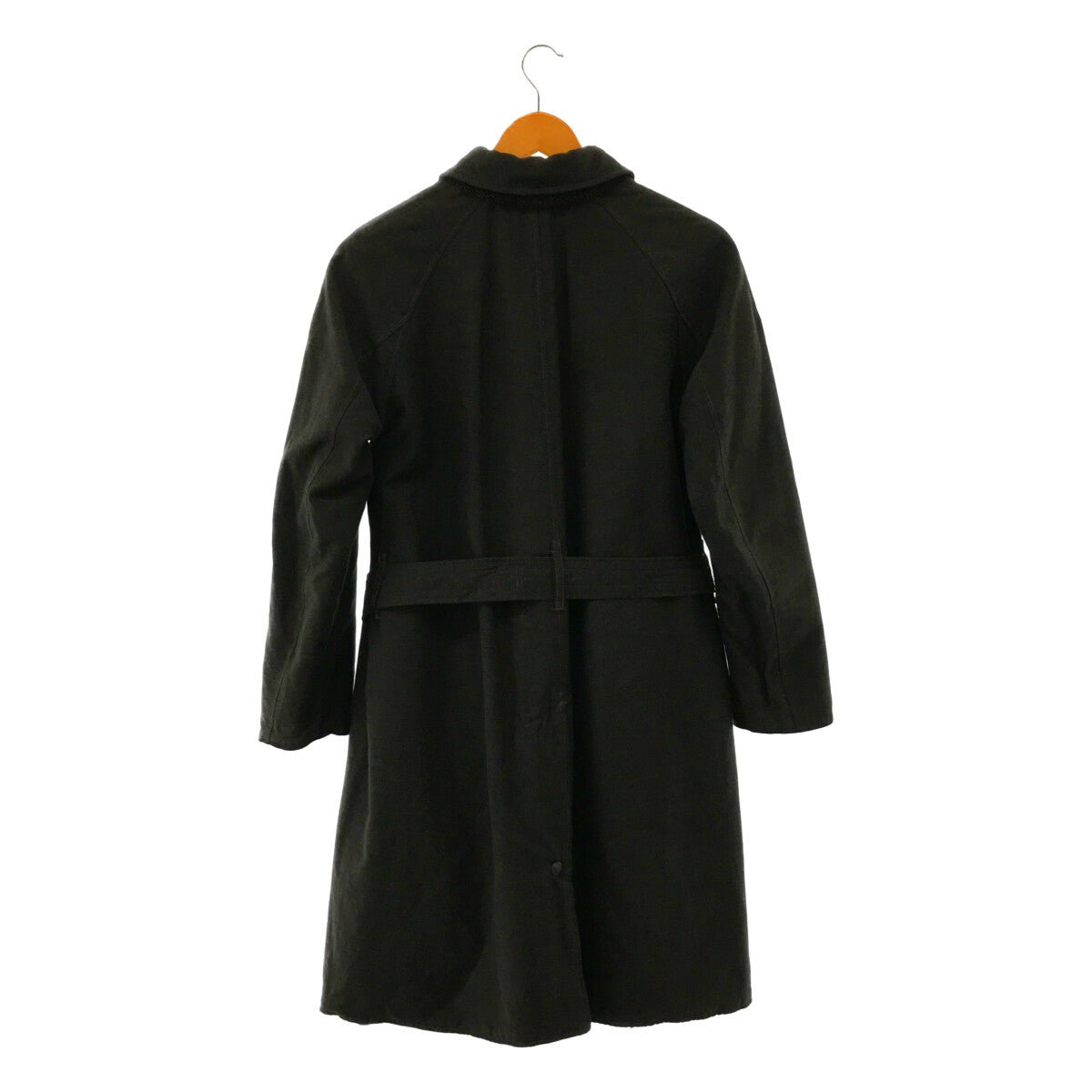 工程服裝 |雙面大衣 人字紋粗呢雙面大衣 | XS |灰色 |男士