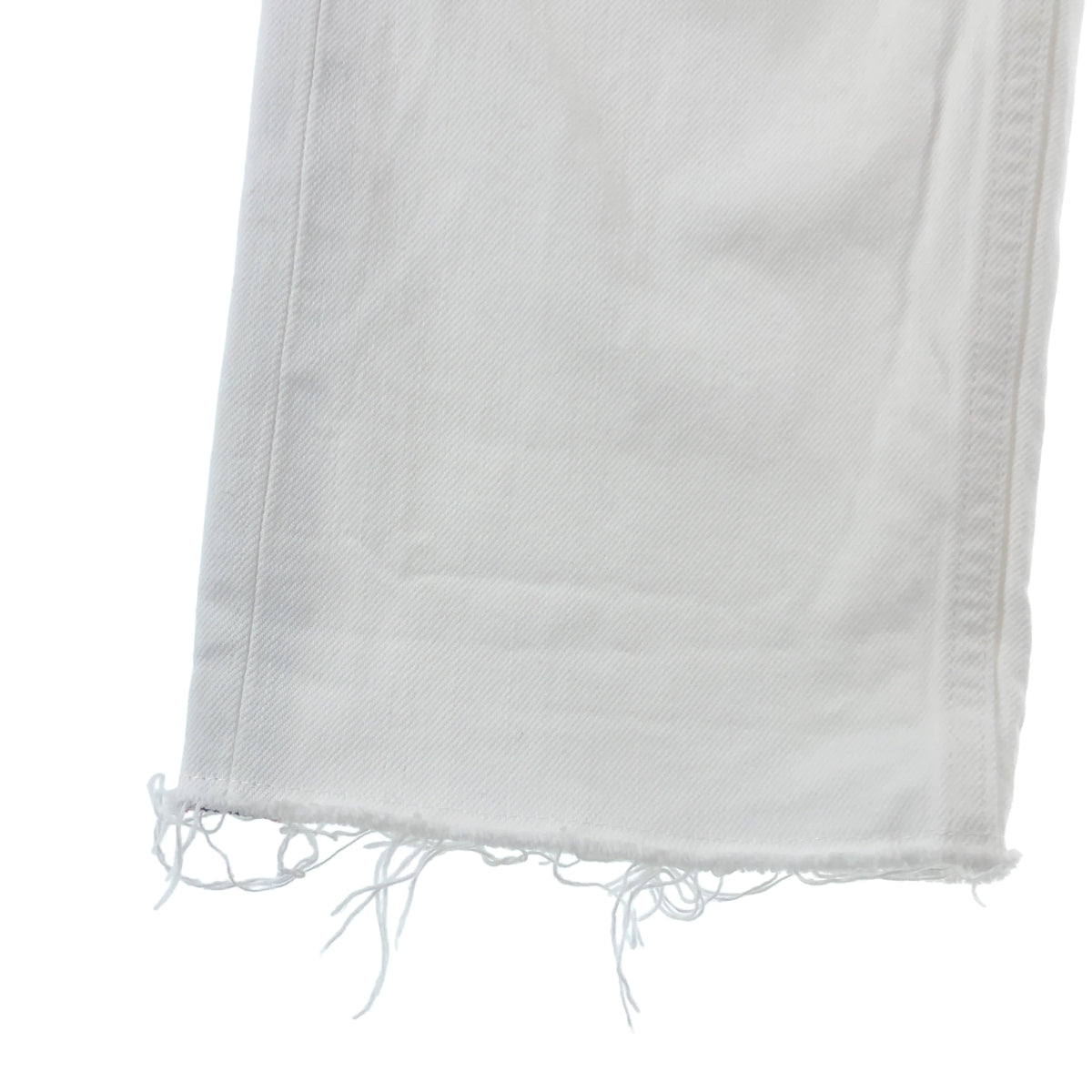 Christian Dior / クリスチャンディオール | コットン カットオフ ロゴテープ ボーイフレンド デニムパンツ | 32 | レディース