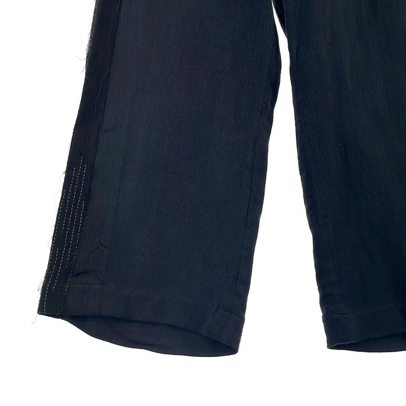 Professor.E / プロフェッサーイー | 2025SS | ステッチワーク サイドライン タック スラックス パンツ | 46 | メンズ