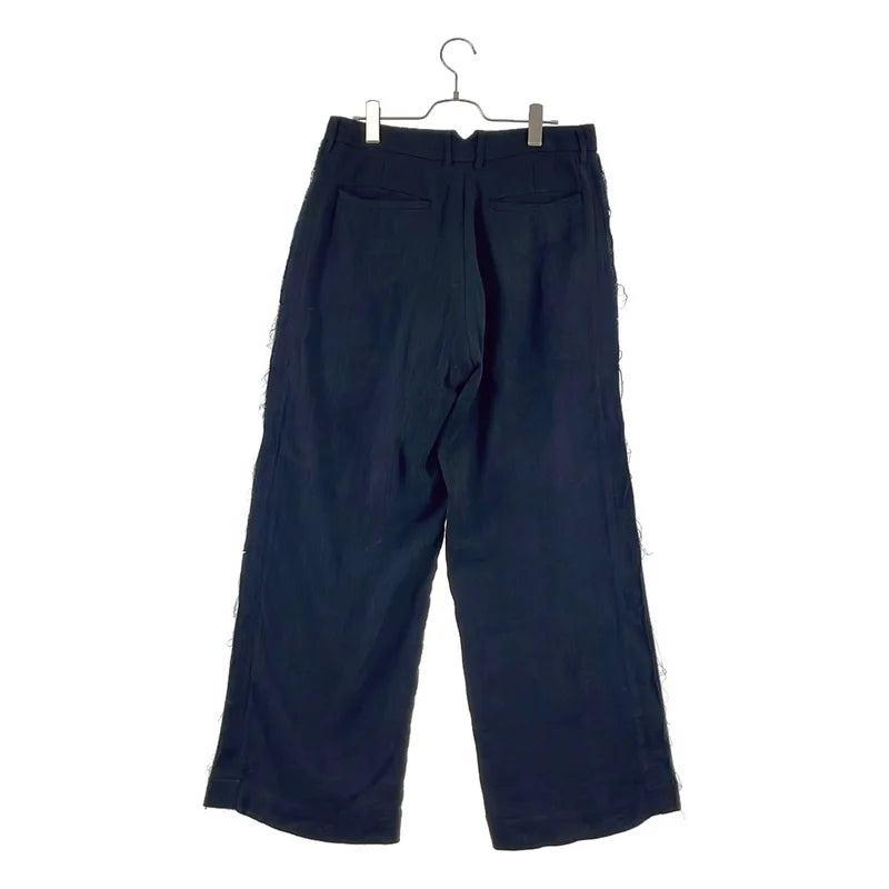 Professor.E / プロフェッサーイー | 2025SS | ステッチワーク サイドライン タック スラックス パンツ | 46 | メンズ