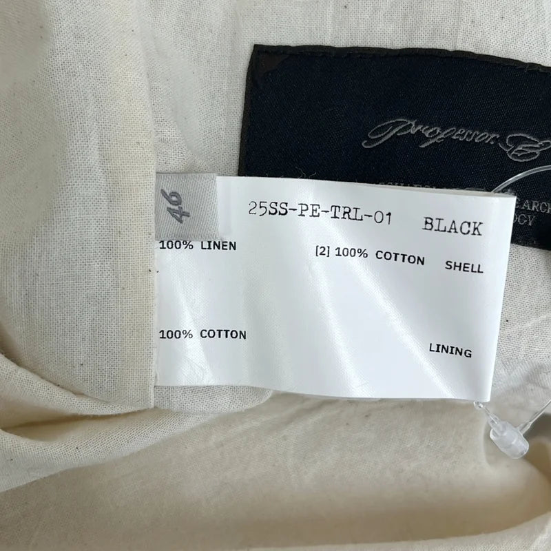 Professor.E / プロフェッサーイー | 2025SS | ステッチワーク サイドライン タック スラックス パンツ | 46 | メンズ