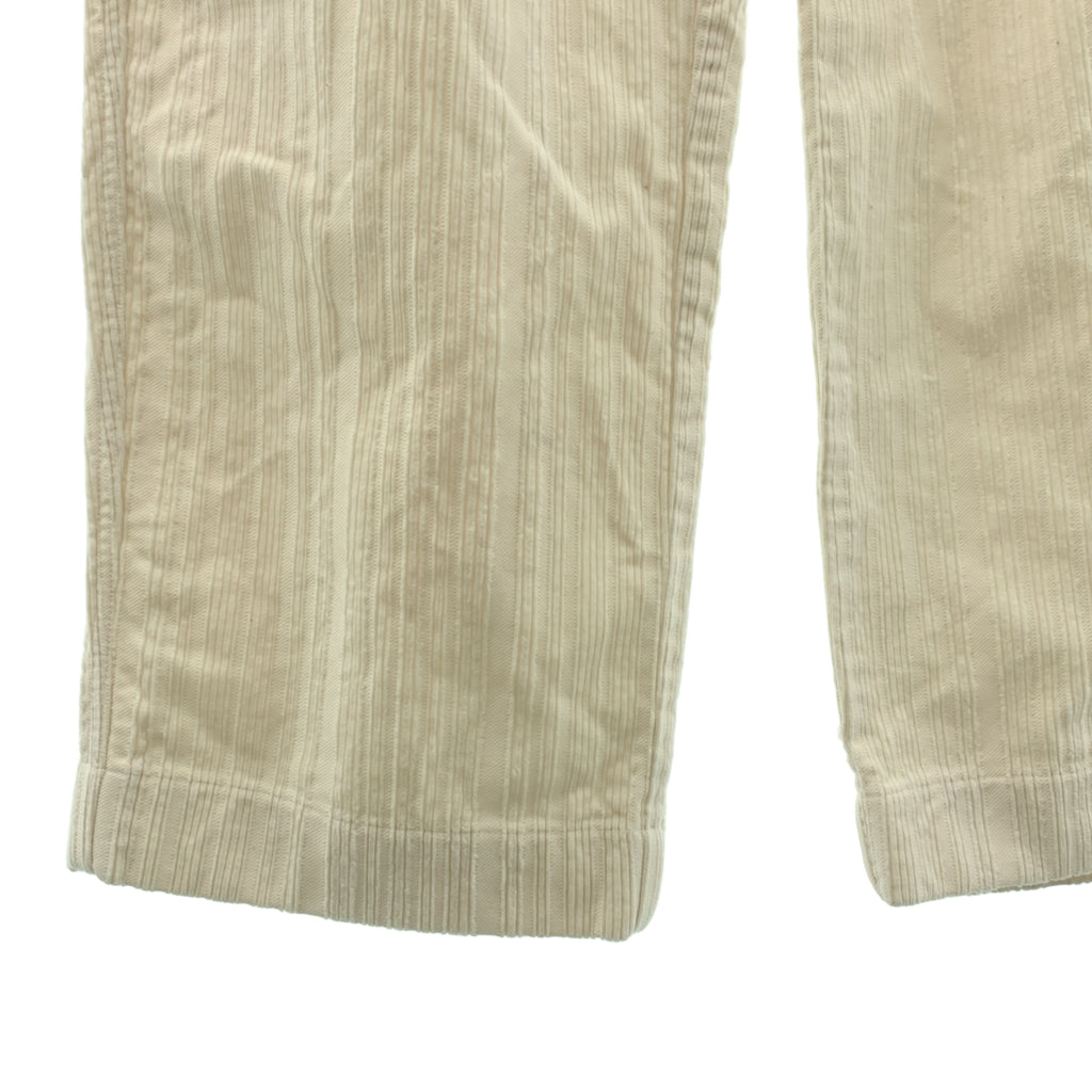 AUBETT | 隨機燈芯絨休閒褲 | M碼 | 白色 | 男士