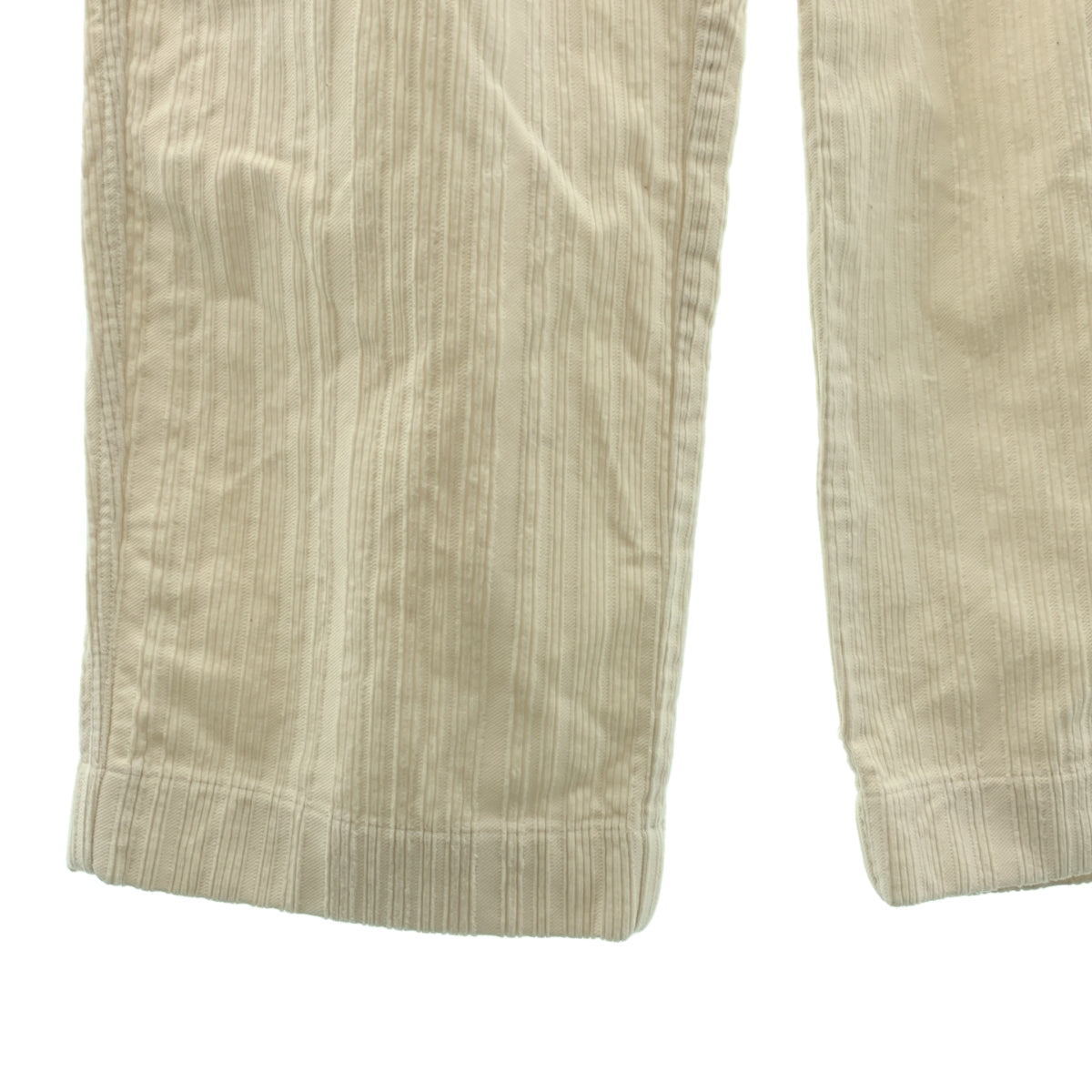 AUBETT | 隨機燈芯絨休閒褲 | M碼 | 白色 | 男士