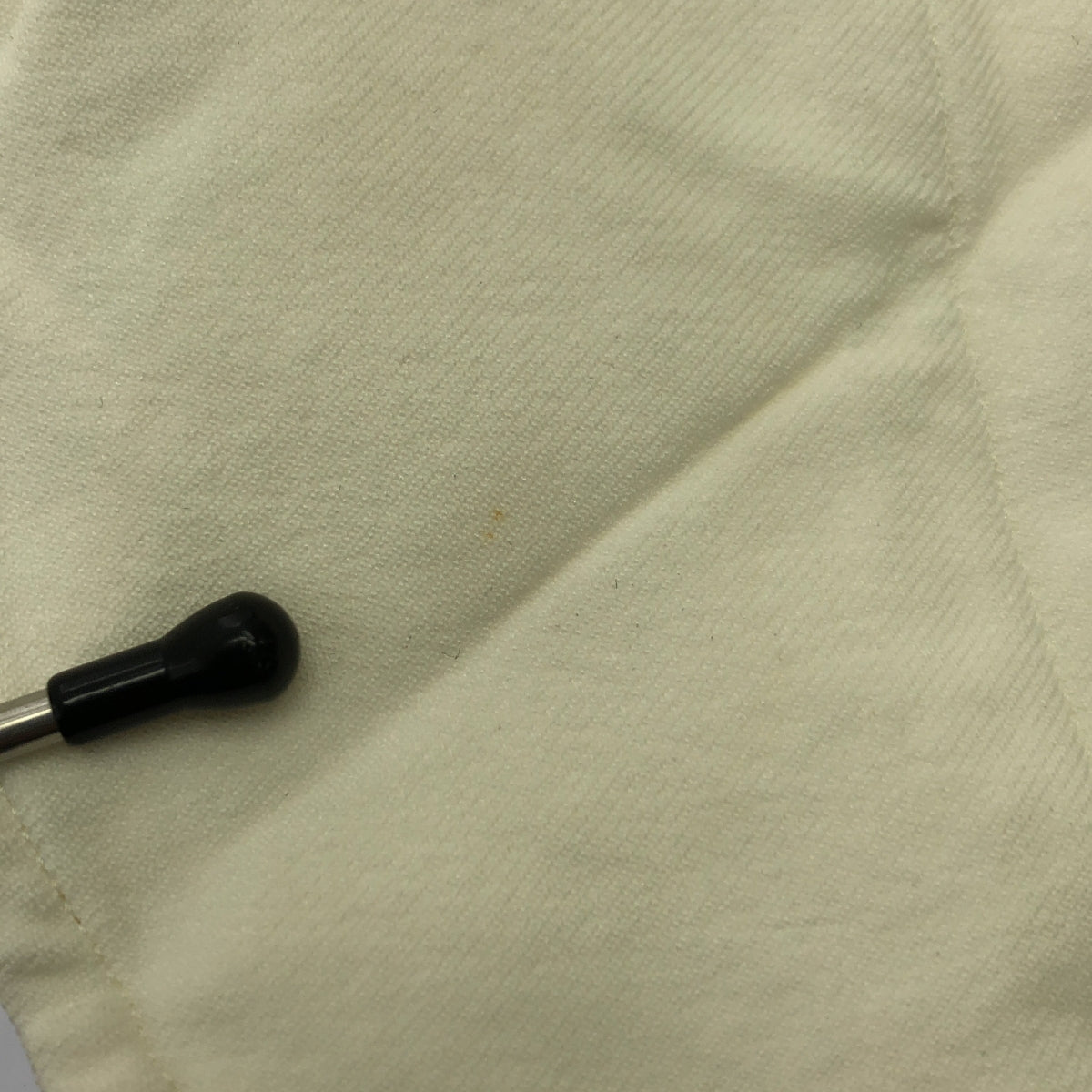 robe de chambre COMME des GARCONS / ローブドシャンブルコムデギャルソン | 90s～ / 1998AW ポリエステル ワッシャー ストレッチ フック式 シングルブレストジャケット | M | ホワイト | レディース