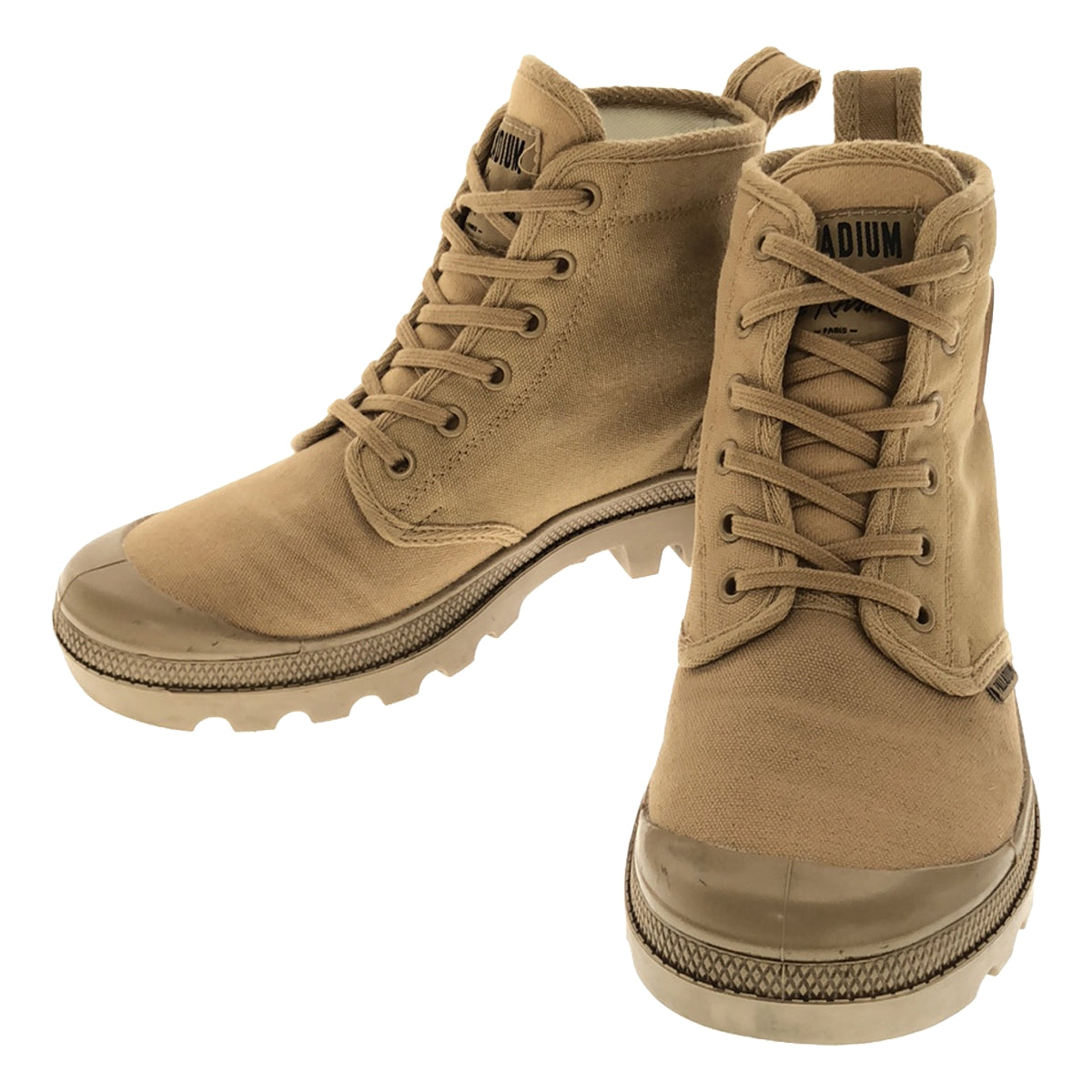 MAISON KITSUNE / Maison Kitsune | PALLADIUM x Cafe Kitune Edition Tan Pallabrousse Boots | 24 | Light Brown | Women's