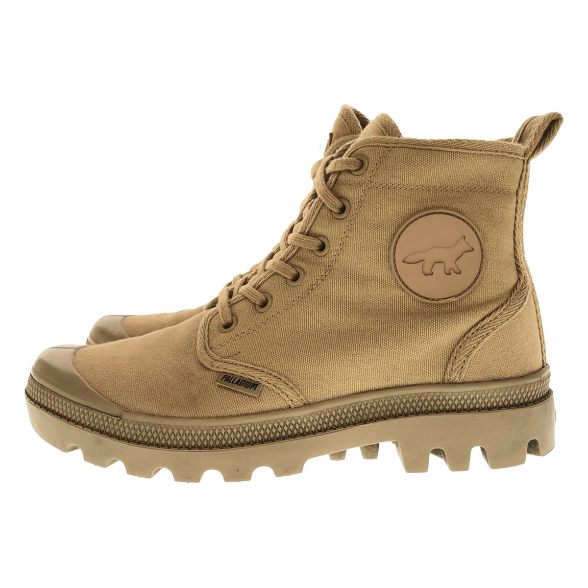 MAISON KITSUNE / Maison Kitsune | PALLADIUM x Cafe Kitune Edition Tan Pallabrousse Boots | 24 | Light Brown | Women's