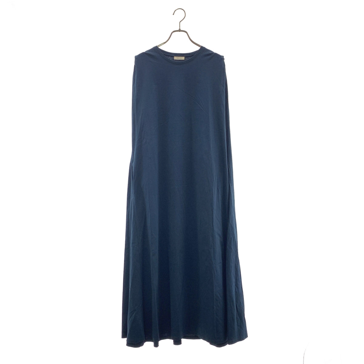 DES PRES / デプレ | コンパクトコットンスムースジャージー ノースリーブロングワンピース | 36 | レディース