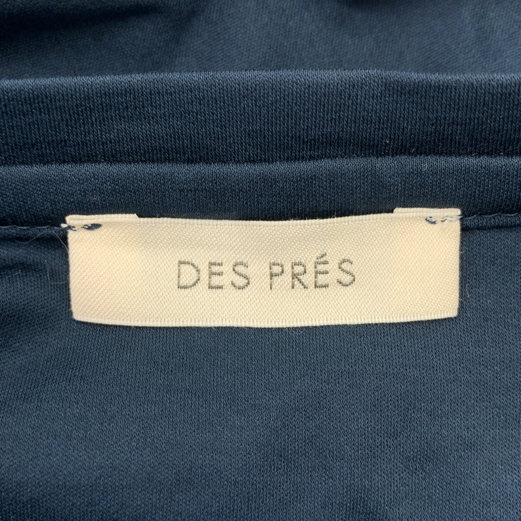 DES PRES / デプレ | コンパクトコットンスムースジャージー ノースリーブロングワンピース | 36 | レディース