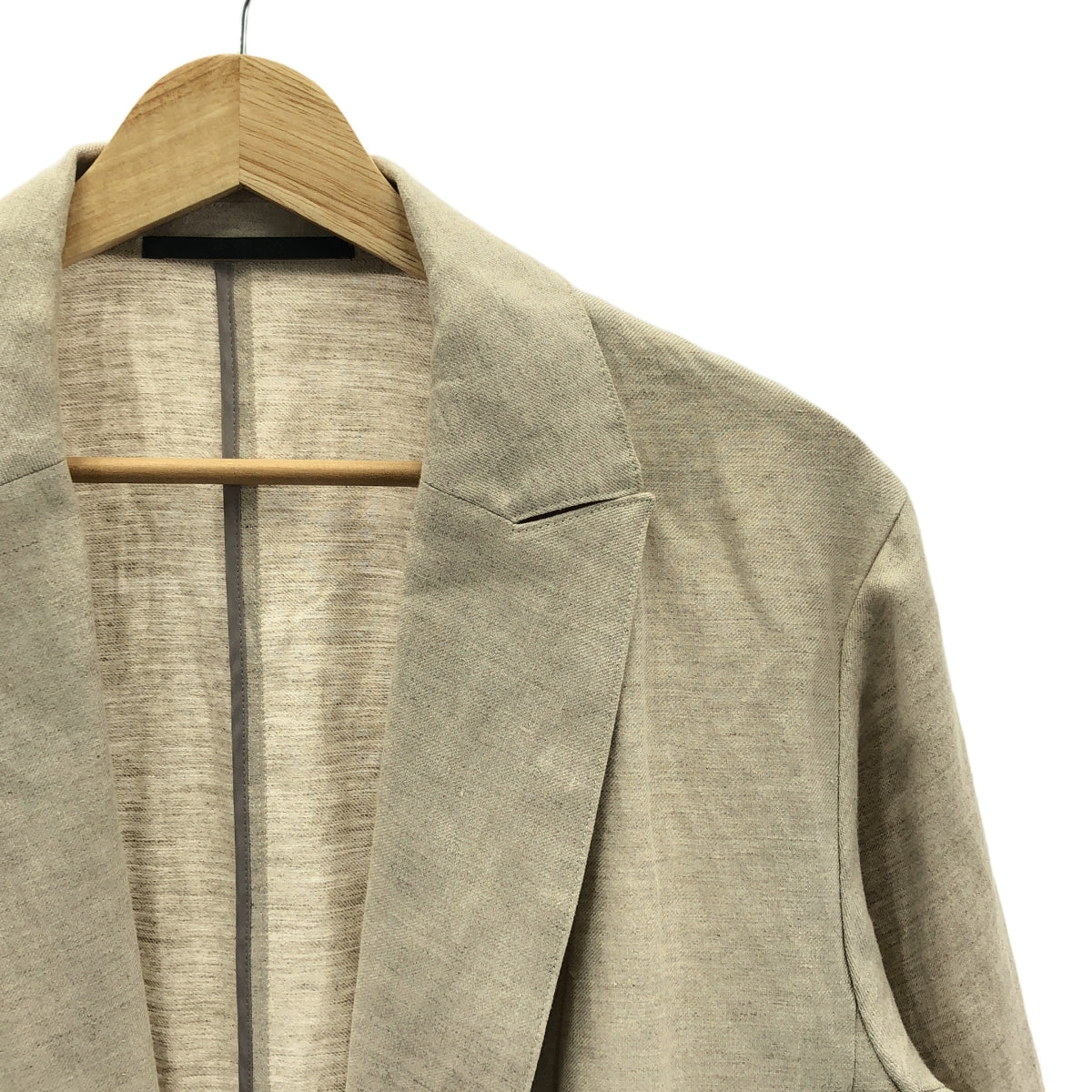 AP 工作室 | 2024SS |亞麻混合輕便外套 | 36 |米色 |女性的