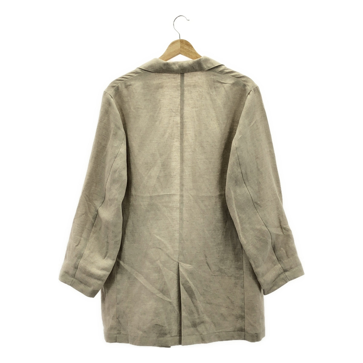 AP 工作室 | 2024SS |亞麻混合輕便外套 | 36 |米色 |女性的