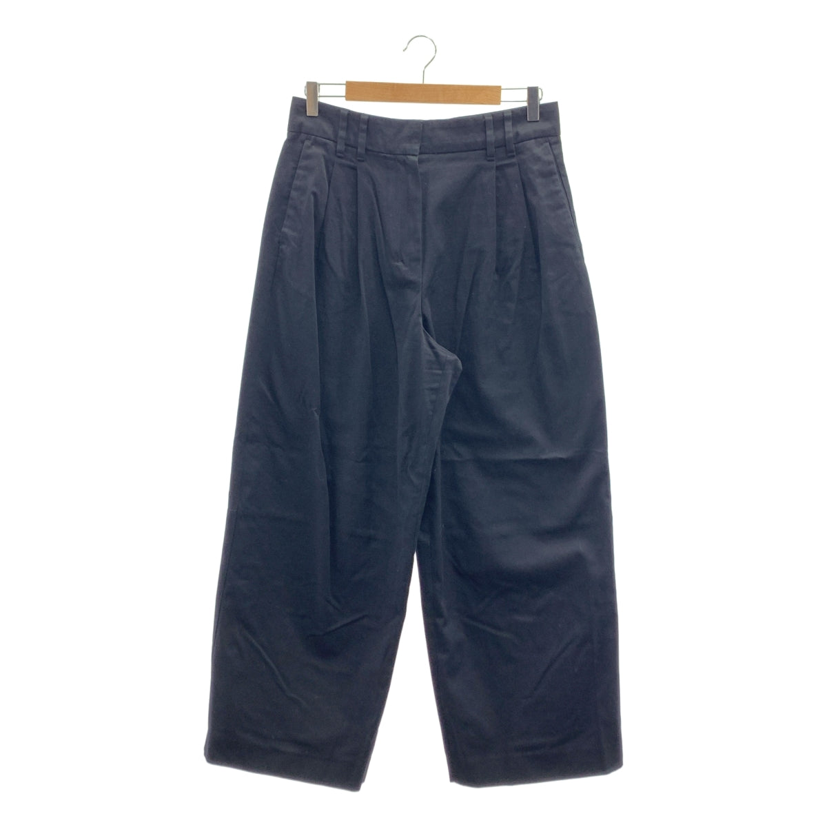 S MAX MARA / エスマックスマーラ | コットン 切替 ワイド パンツ | 40 | レディース