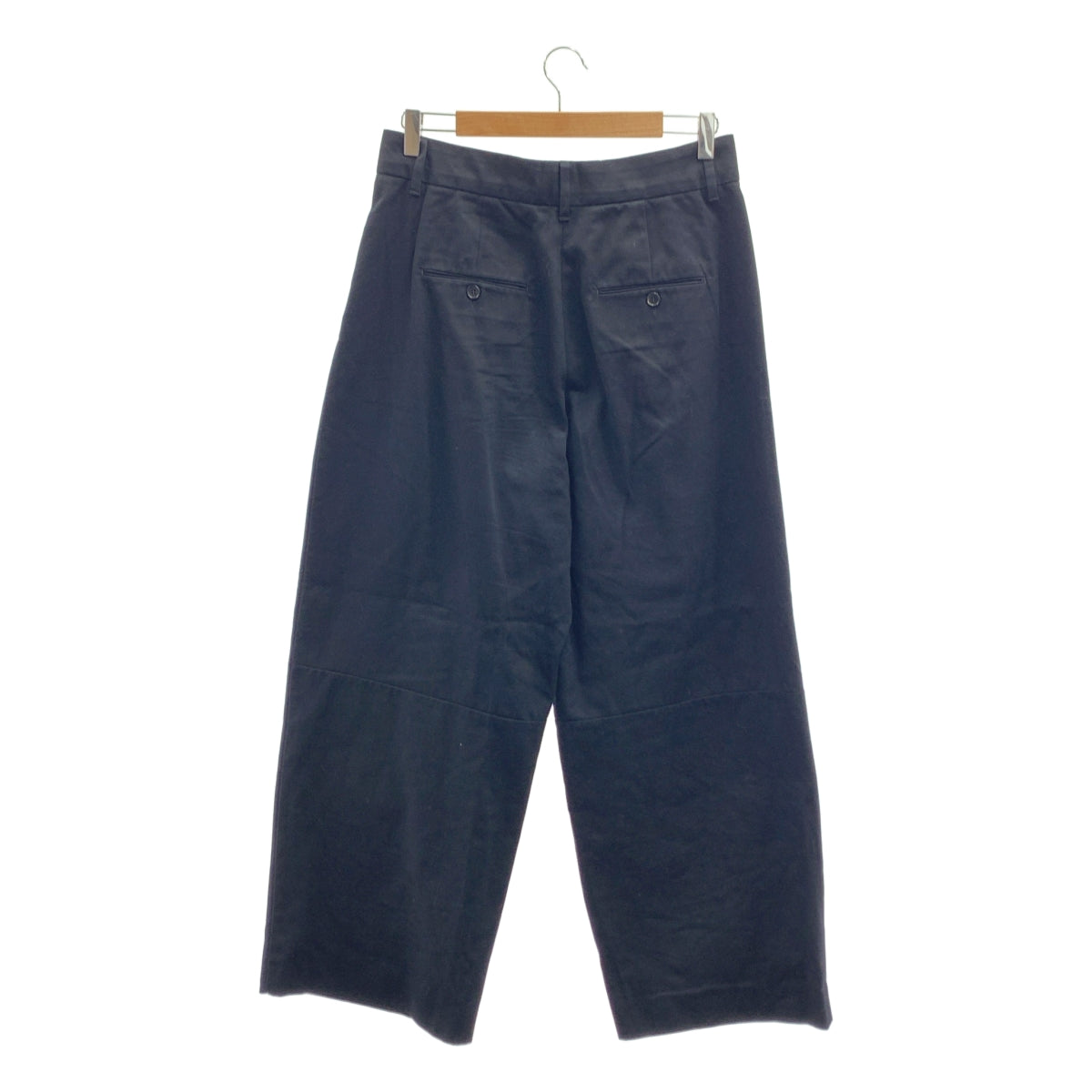 S MAX MARA / エスマックスマーラ | コットン 切替 ワイド パンツ | 40 | レディース