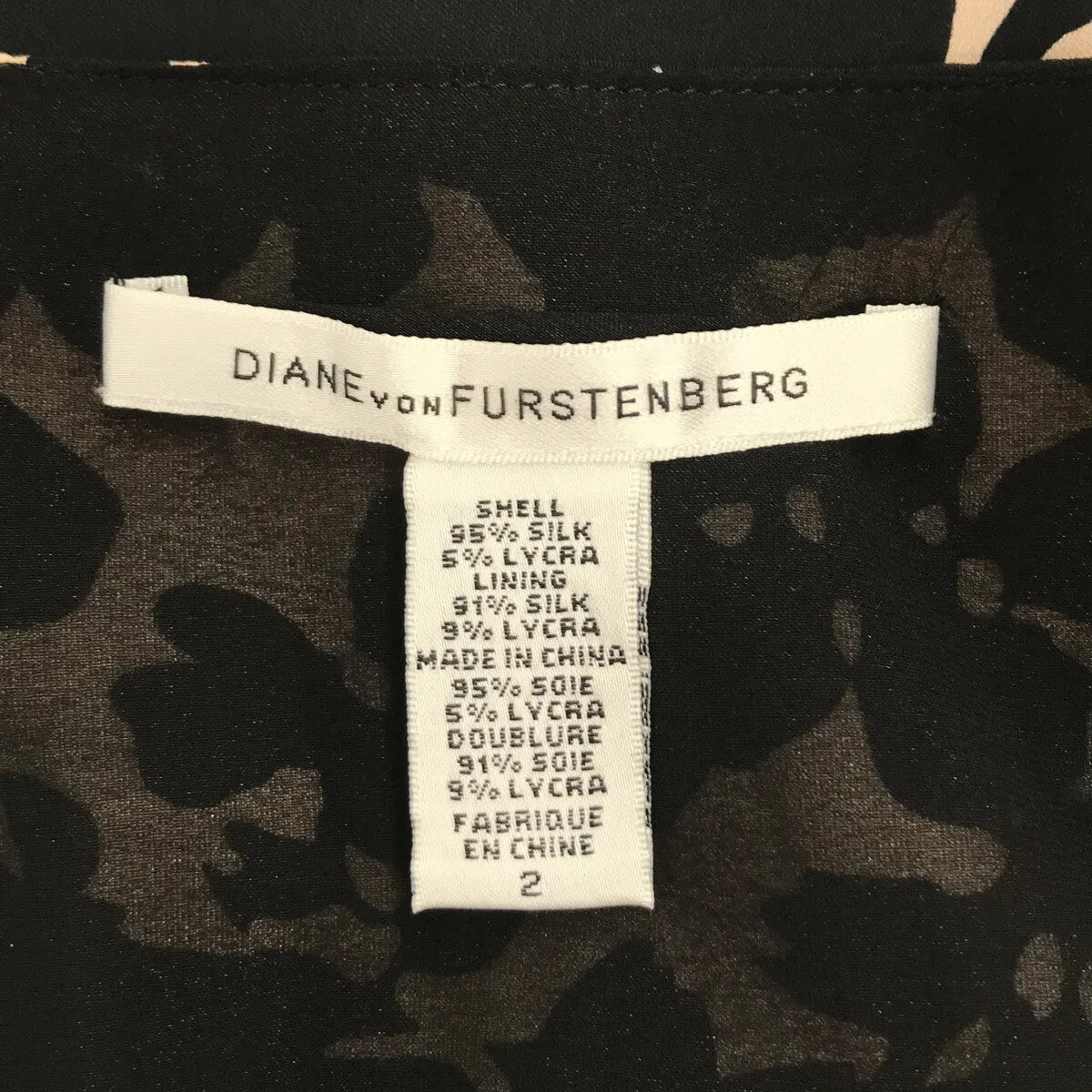 DIANE VON FURSTENBERG / ダイアンフォンファステンバーグ | ALRIC シルク 総柄 ノースリーブワンピース | 2 | レディース