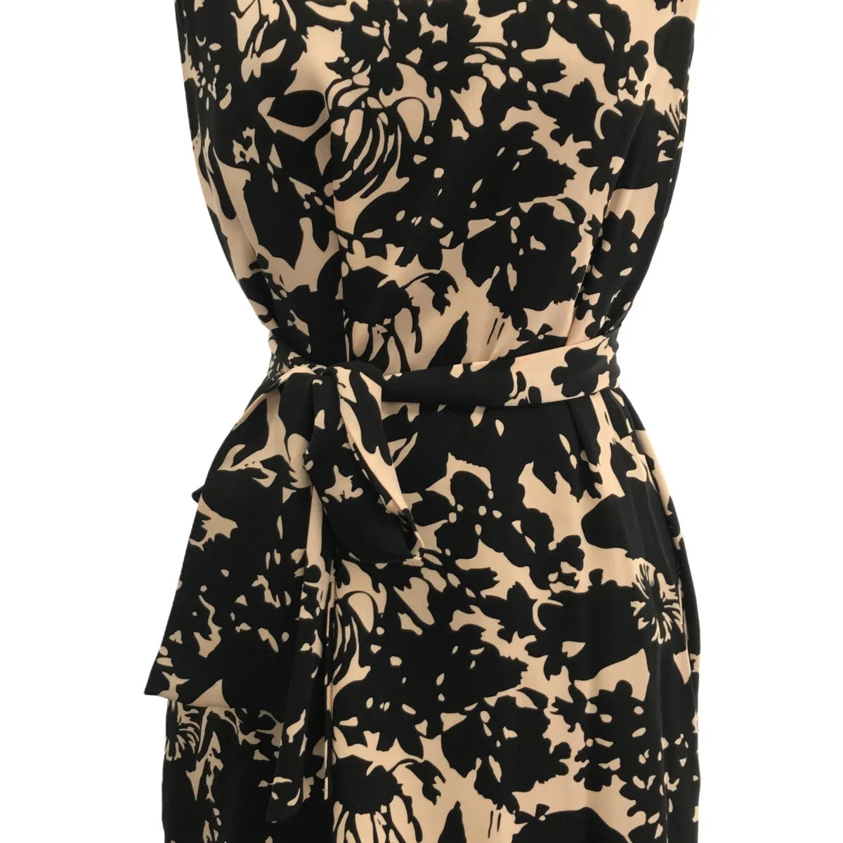 DIANE VON FURSTENBERG / ダイアンフォンファステンバーグ | ALRIC シルク 総柄 ノースリーブワンピース | 2 | レディース