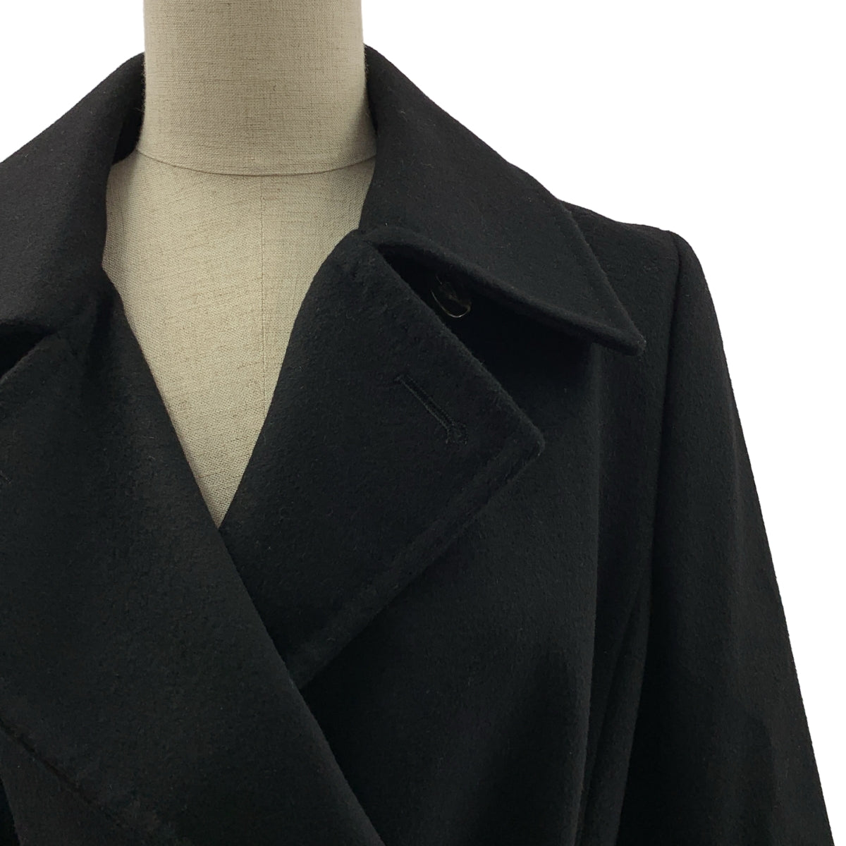 INED / イネド | ウール ベルテッド シングル コート / 総裏地 | 9