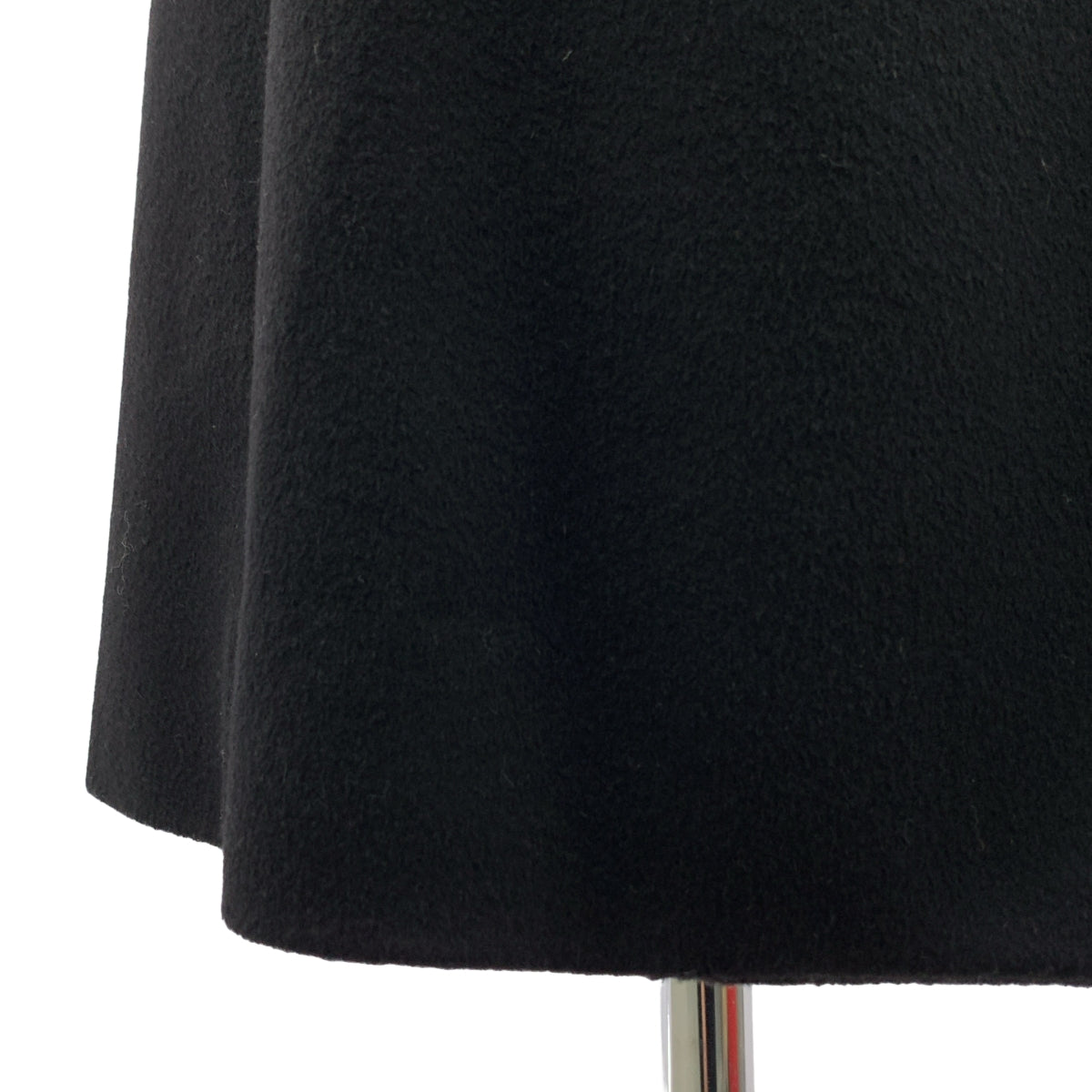 INED / イネド | ウール ベルテッド シングル コート / 総裏地 | 9 | ブラック | レディース